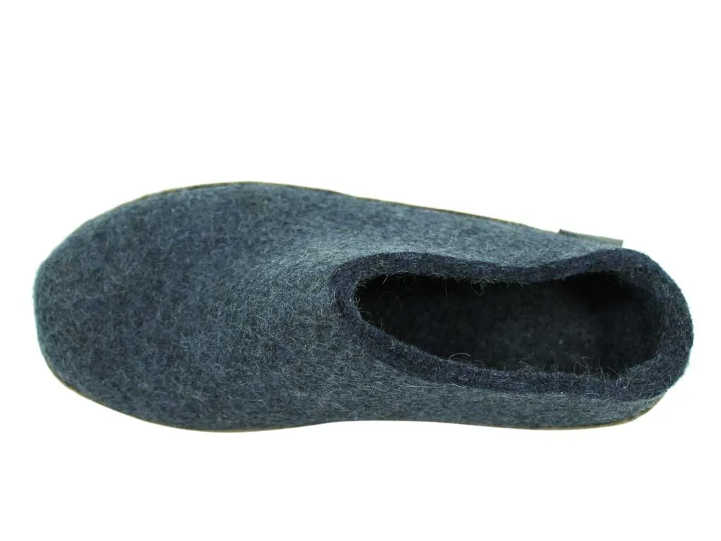 soft cushions Soft Slides Glerups Slippers open heel Denim