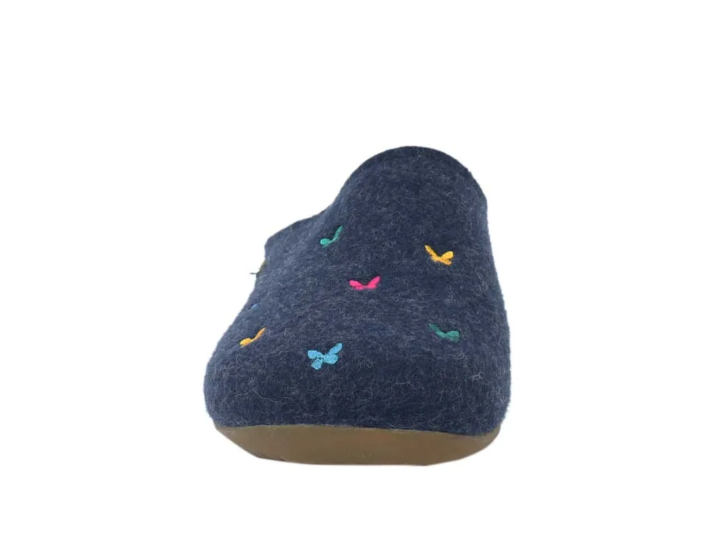 Haflinger Slippers Everest Butterflies Jeans Game Edge