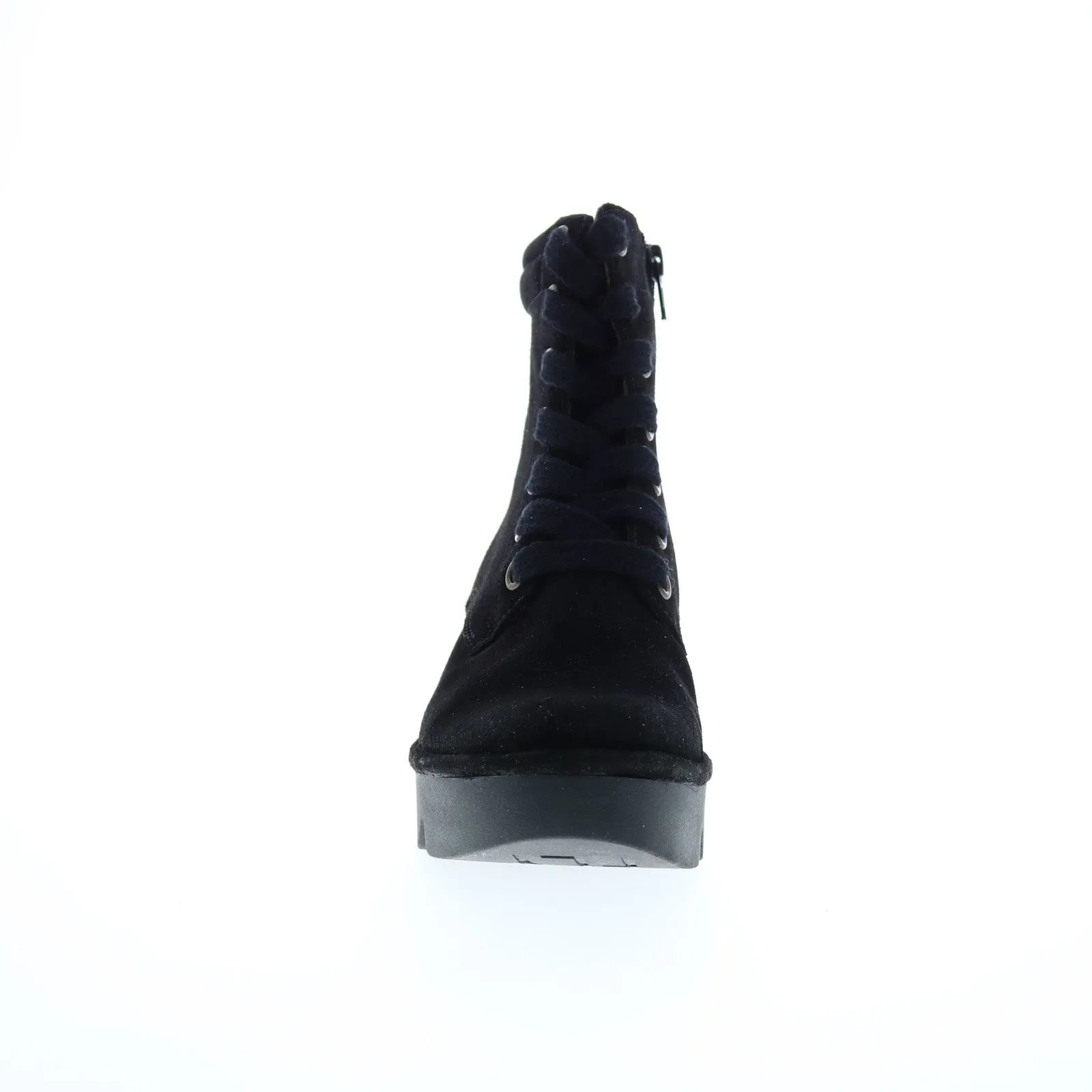 Timeless Appeal Fly London Biaz BIAZ329FLY-002 Womens Black Suede Lace Up Casual Dress Boots