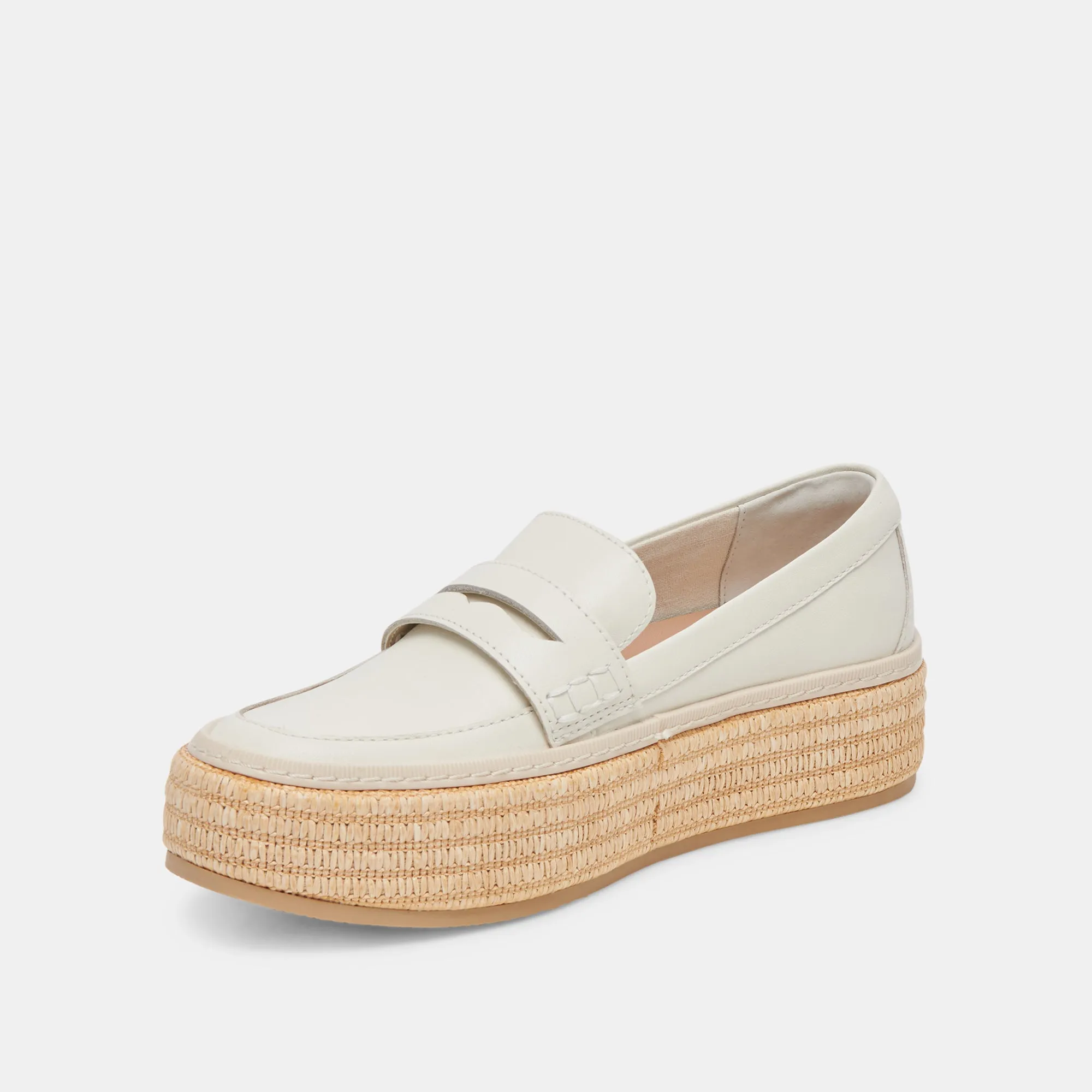 RANNA LOAFERS IVORY LEATHER Classic Vibe Urban Energy
