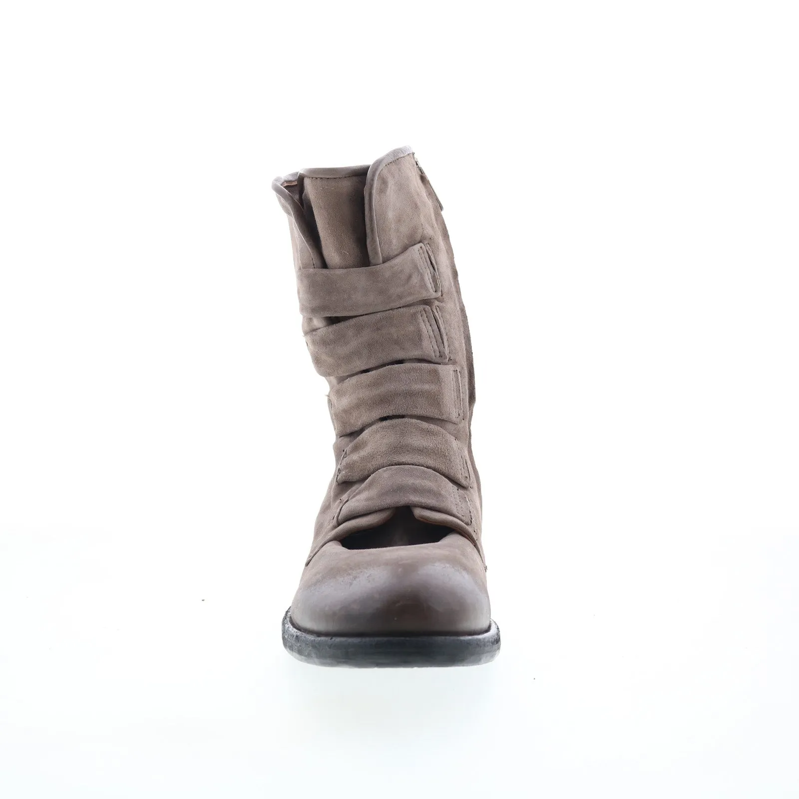 Outdoor Use Classic Appeal A.S. 98 Traver Womens Gray Leather Zipper Casual Dress Boots