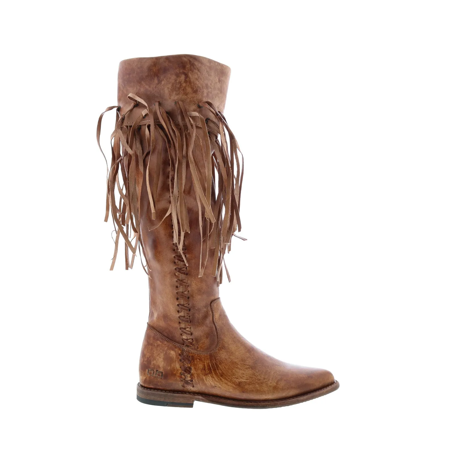Bed Stu Hoplia F397001 Womens Brown Leather Zipper Knee High Boots Weekend Trip