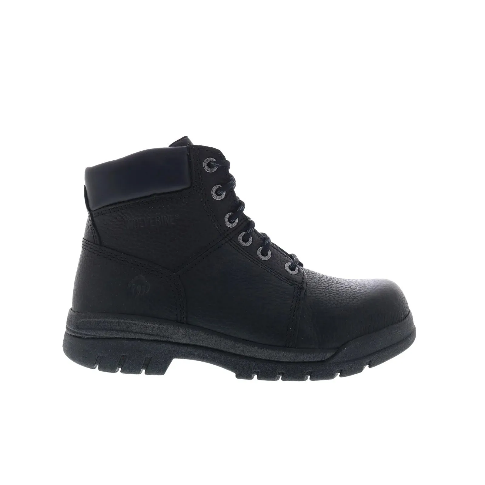 Rugged Protection Fashion Comfort Wolverine Marquette 6" Steel Toe EH Slip Resistant Mens Black Work Boots