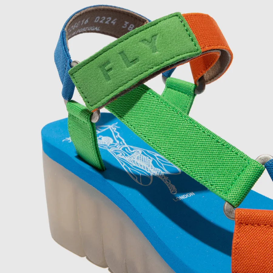 FLY LONDON YEFA PISTACHIO MULTI COLOR AZURRE Low Weight Multi Use