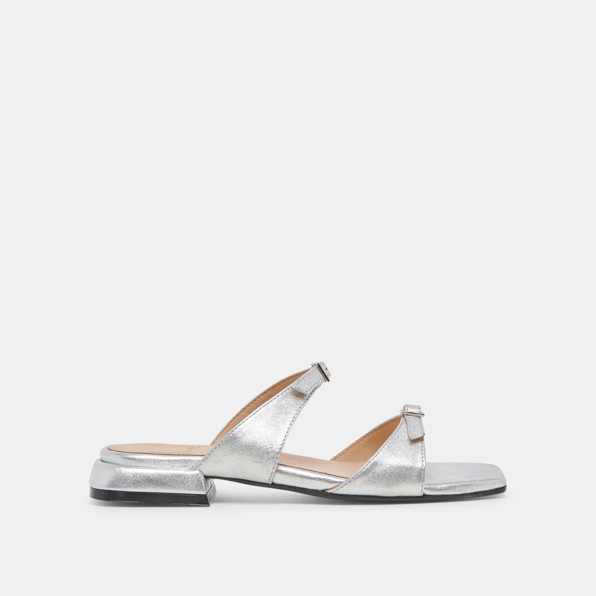 Metal Ring Bay Walk LAVERN SANDALS SILVER METALLIC LEATHER
