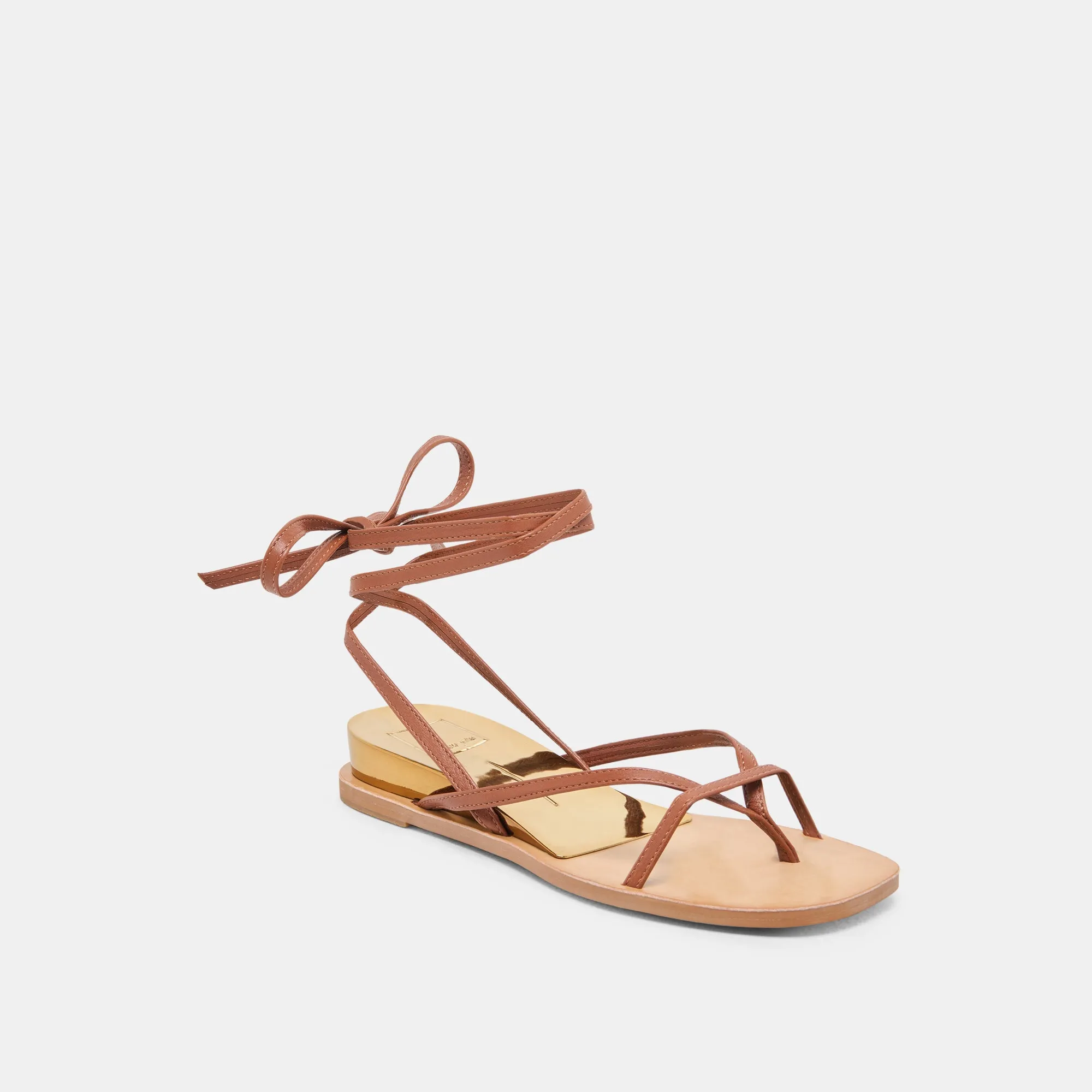 Carry Light RUDIE SANDALS COGNAC LEATHER