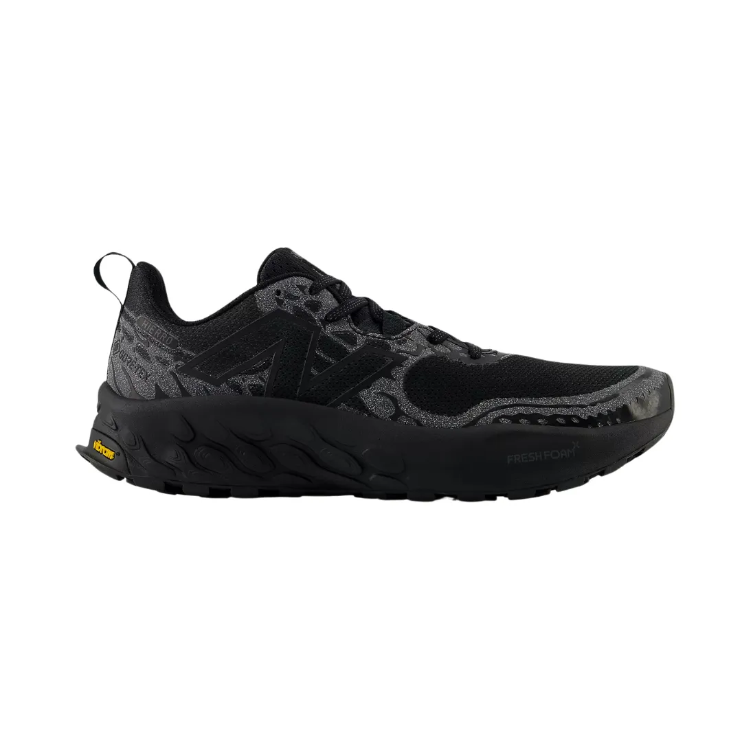 NEW BALANCE MTHIGA8 FRESH FOAM X HIERRO v8 MN'S (Medium) Black Synthetic & Mesh Running Shoes Smooth Finish