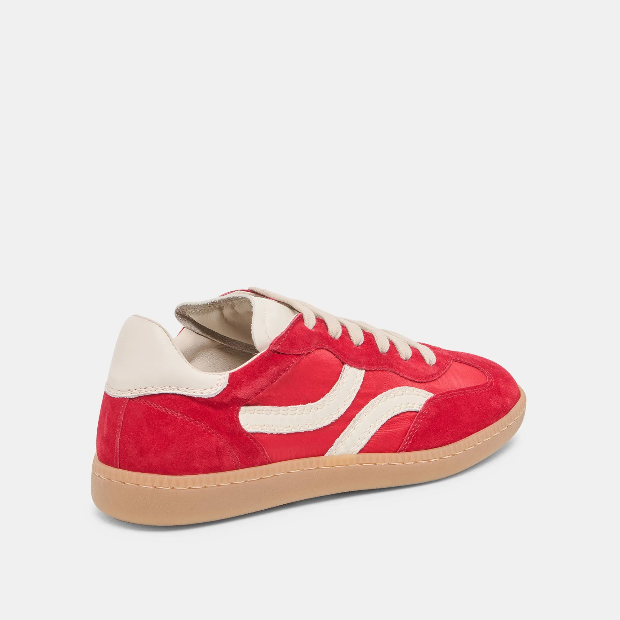 REBEL SNEAKERS CRIMSON NYLON Flex Grip Bold Pattern