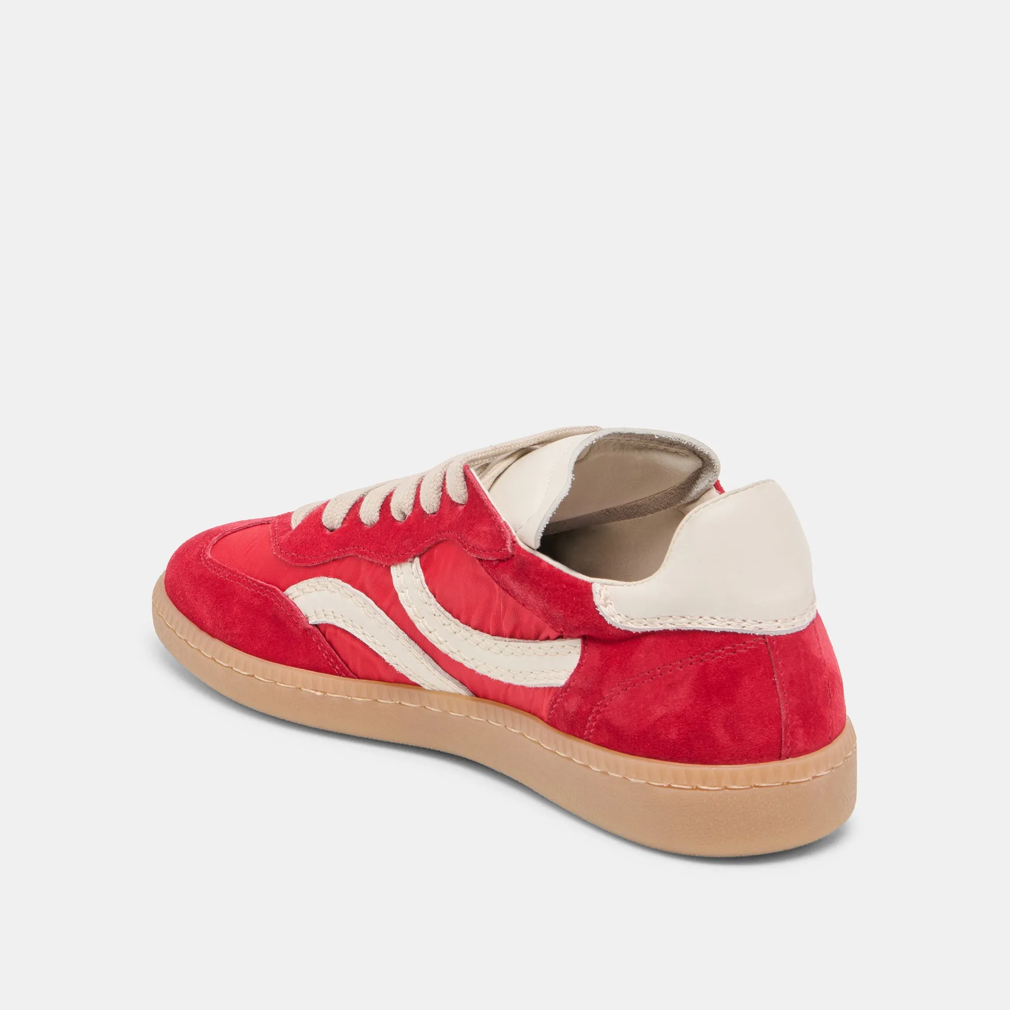 REBEL SNEAKERS CRIMSON NYLON Trend-setting