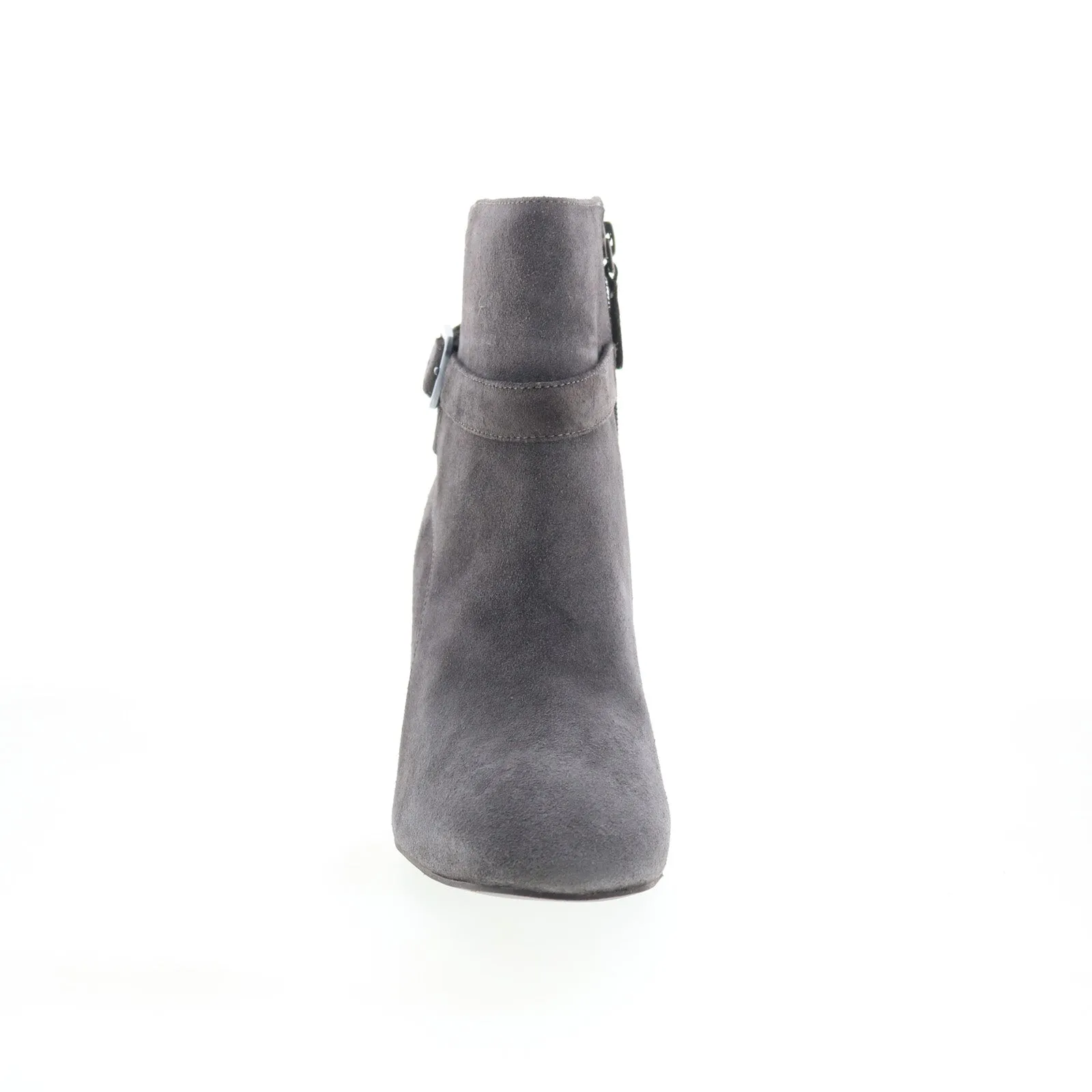 Adjustable Mountain Trail Johnston & Murphy Barbara 78-56506 Womens Gray Suede Ankle & Booties Boots