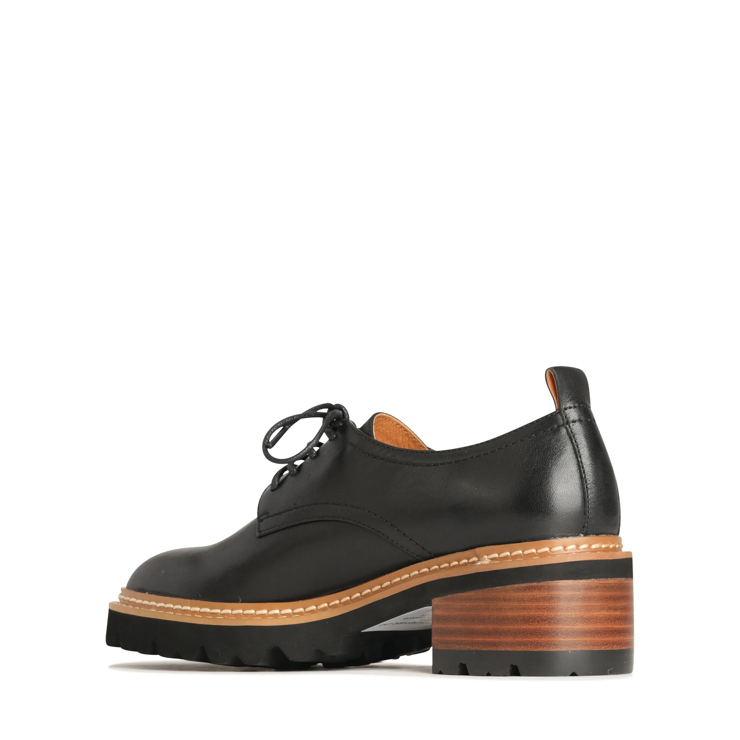 Comfortable Leather Footwear EOS LIND BLACK