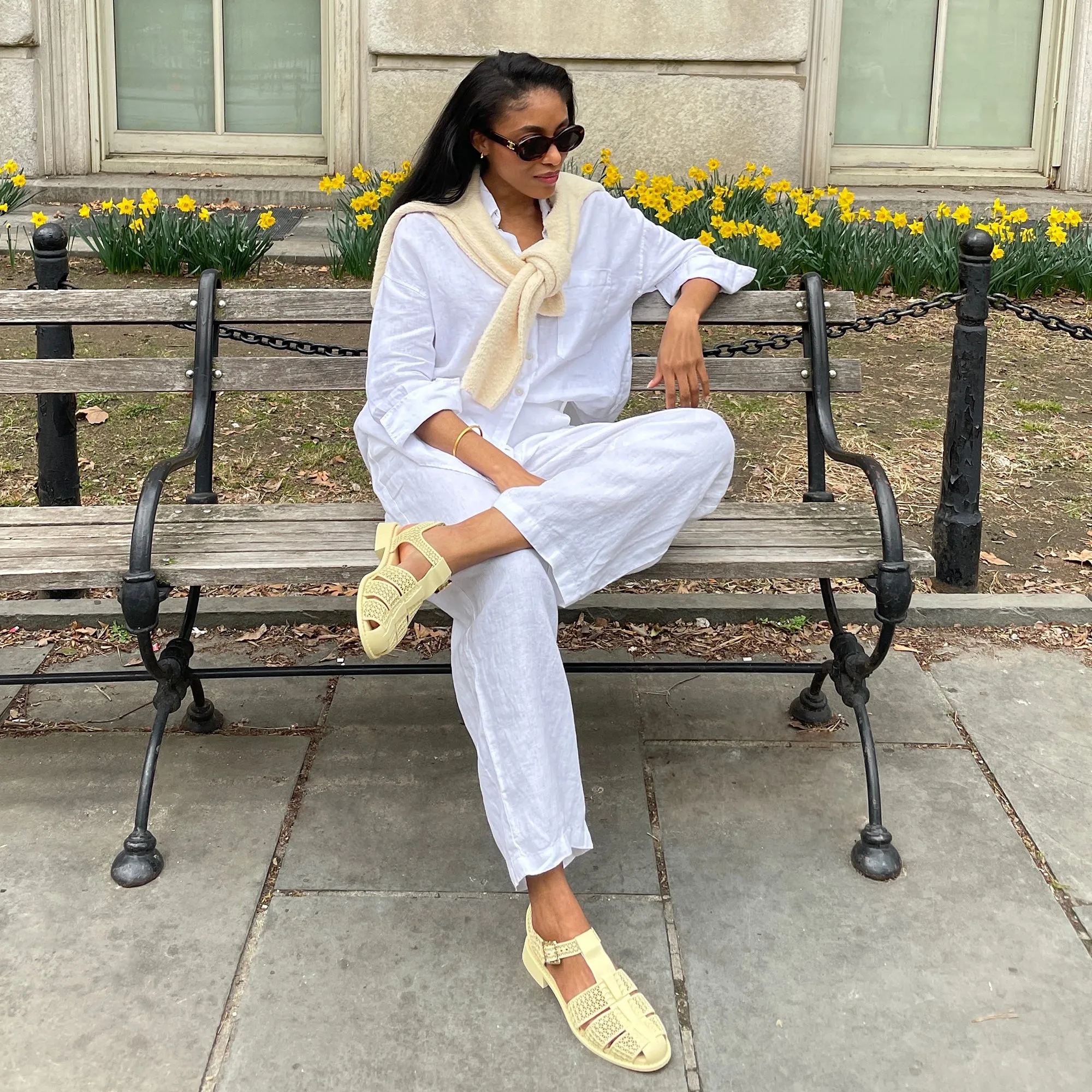 HOLIS 3D SANDALS LT YELLOW Hot Day