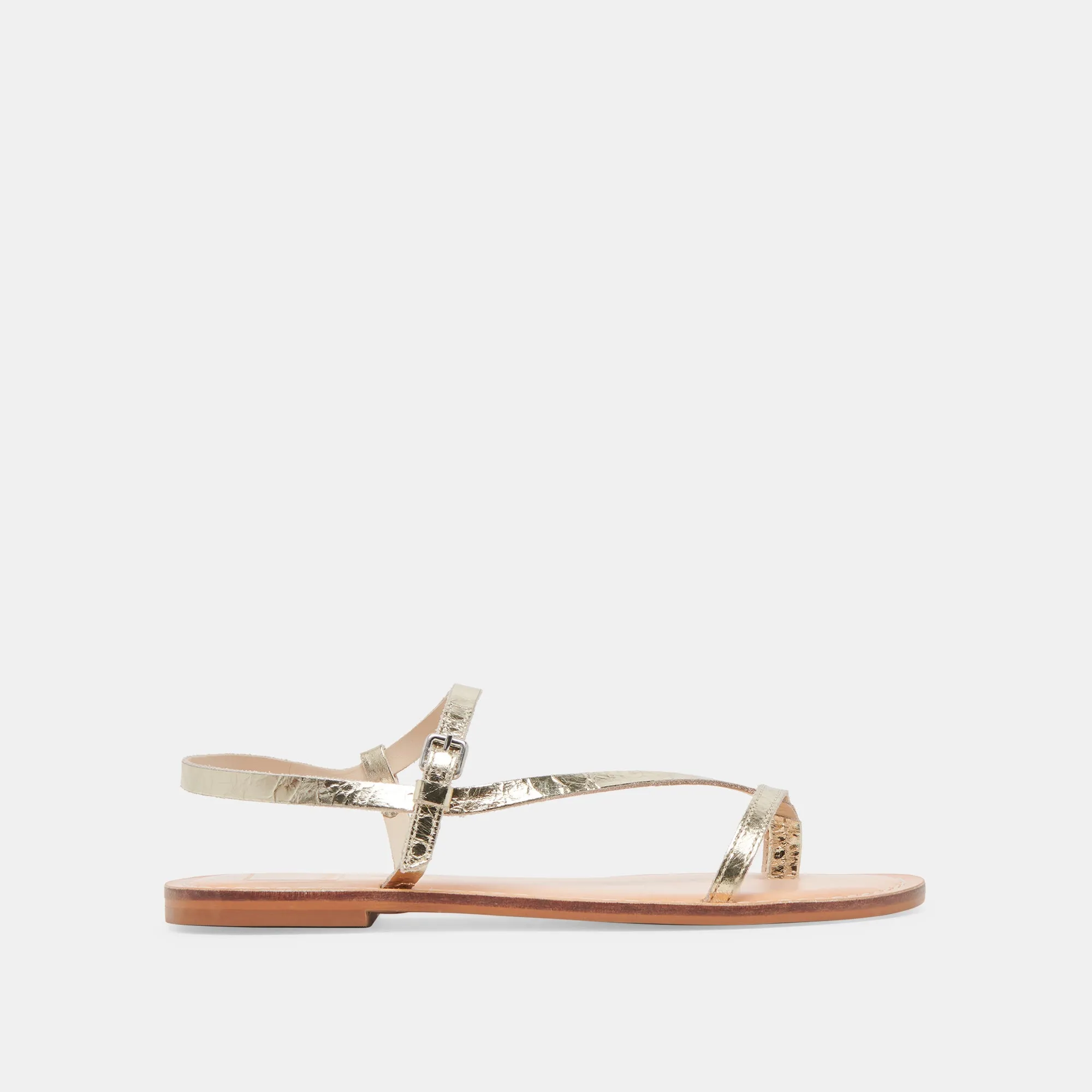 Foot Freedom Smooth Walk WANDRE SANDALS GOLD DISTRESSED LEATHER