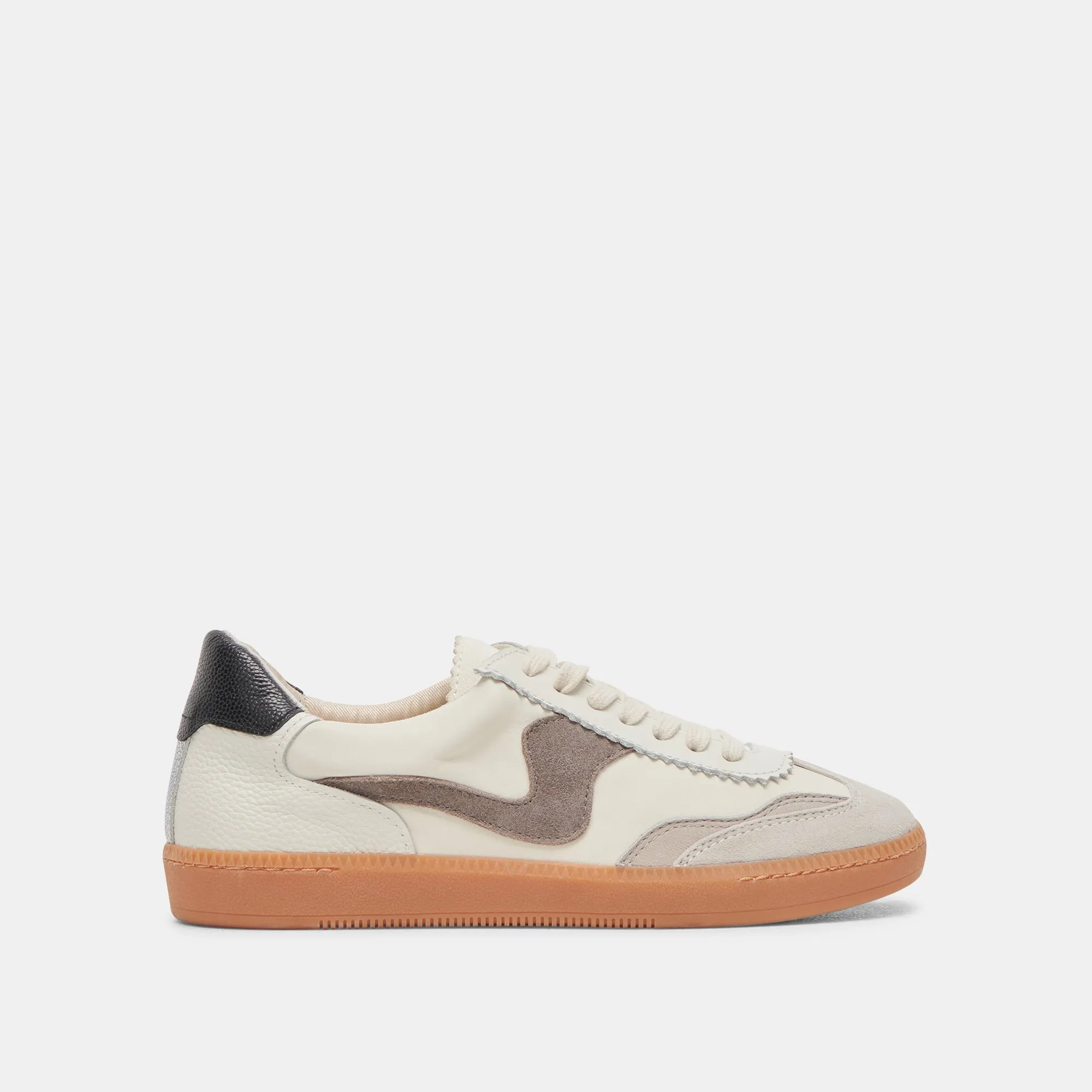 High Fit NOTICE SNEAKERS WHITE GREY LEATHER