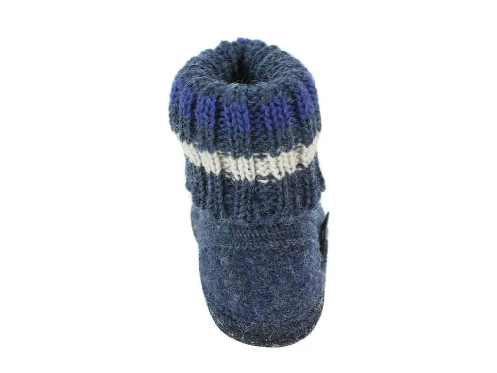 Lightweight Design Haflinger Children's slippers Paul Jeans