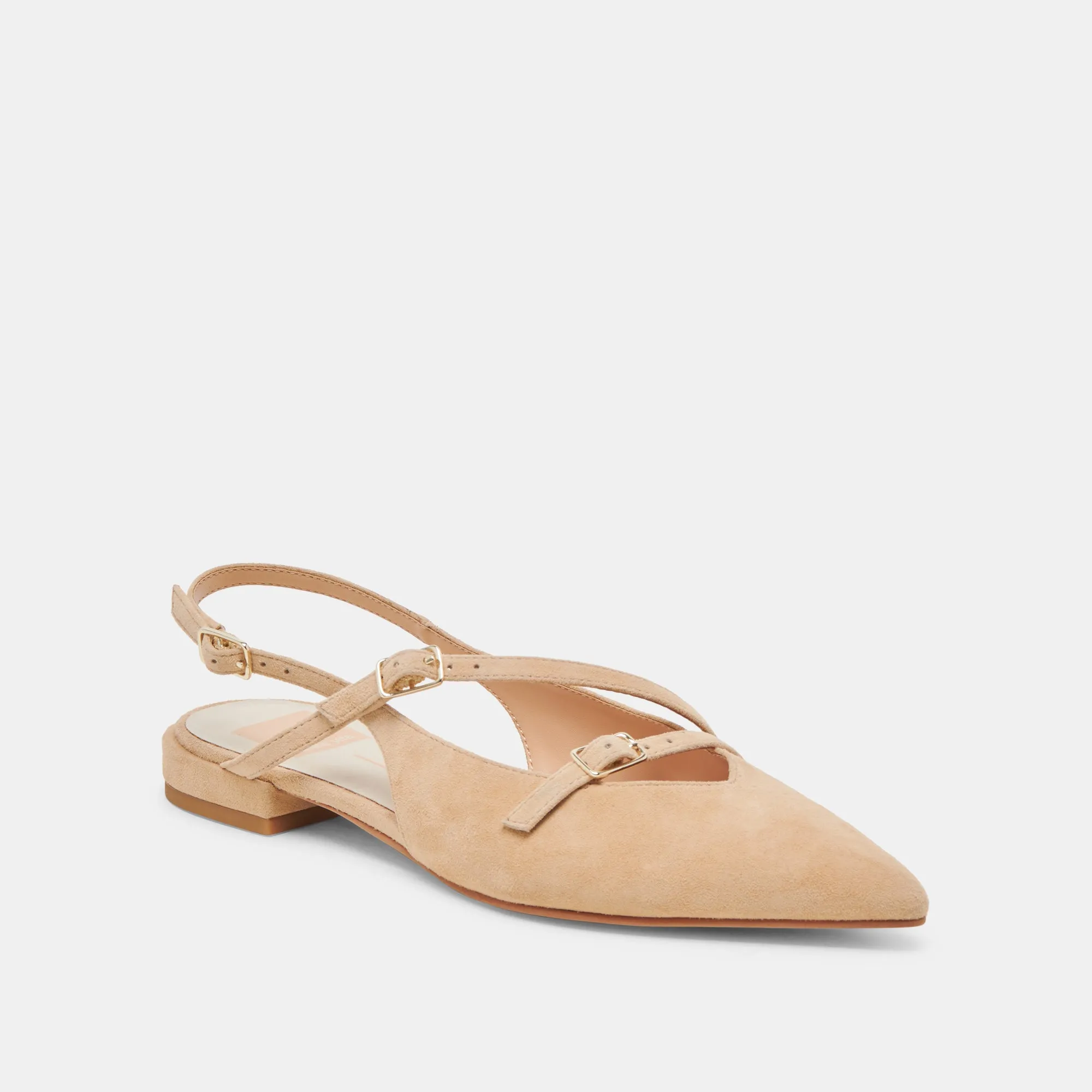Expo Walk PAMLA FLATS TAN SUEDE