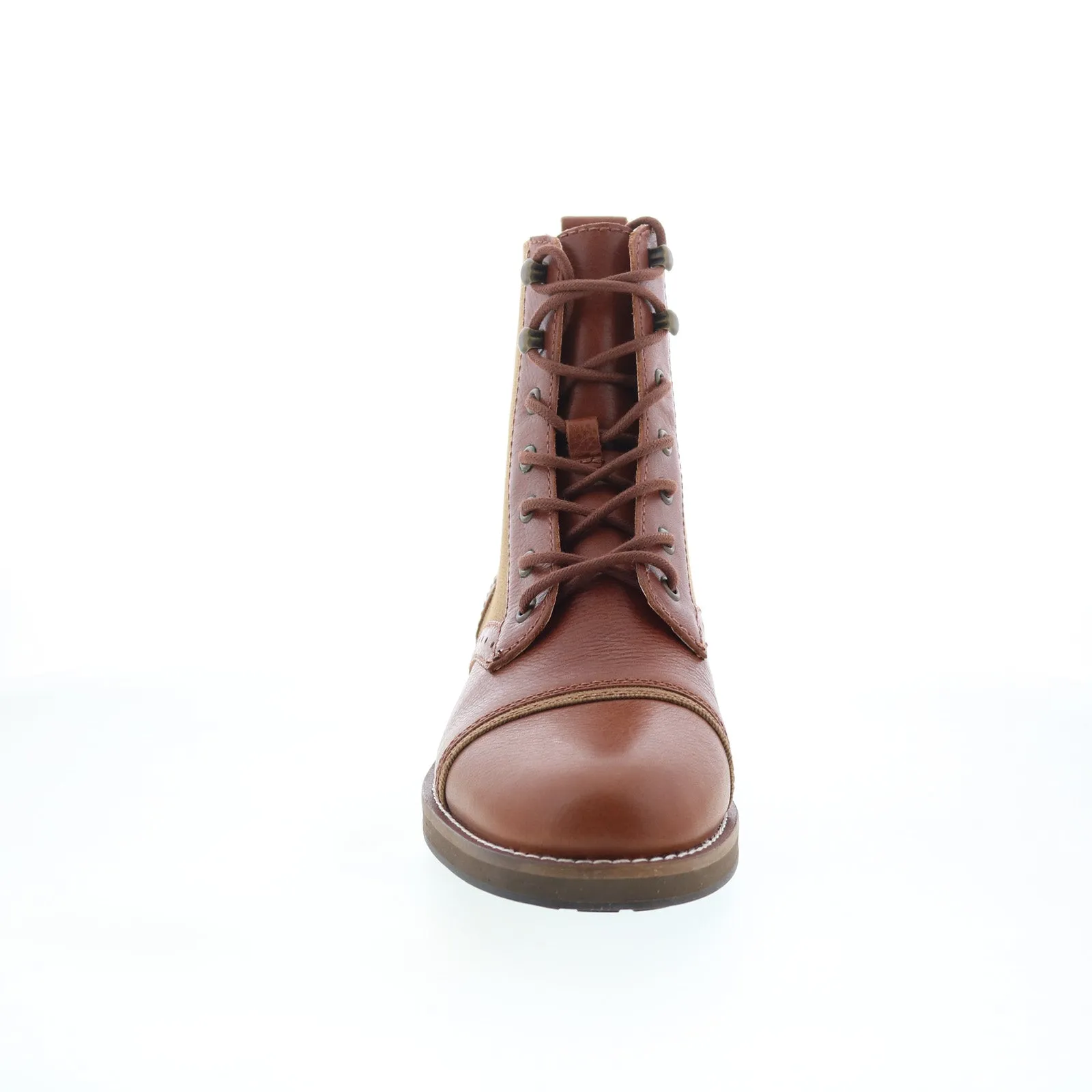 Rugged Look Rugged Comfort Dingo Andy Casual Boot DI-203 Mens Brown Leather Lace Up Casual Dress Boots