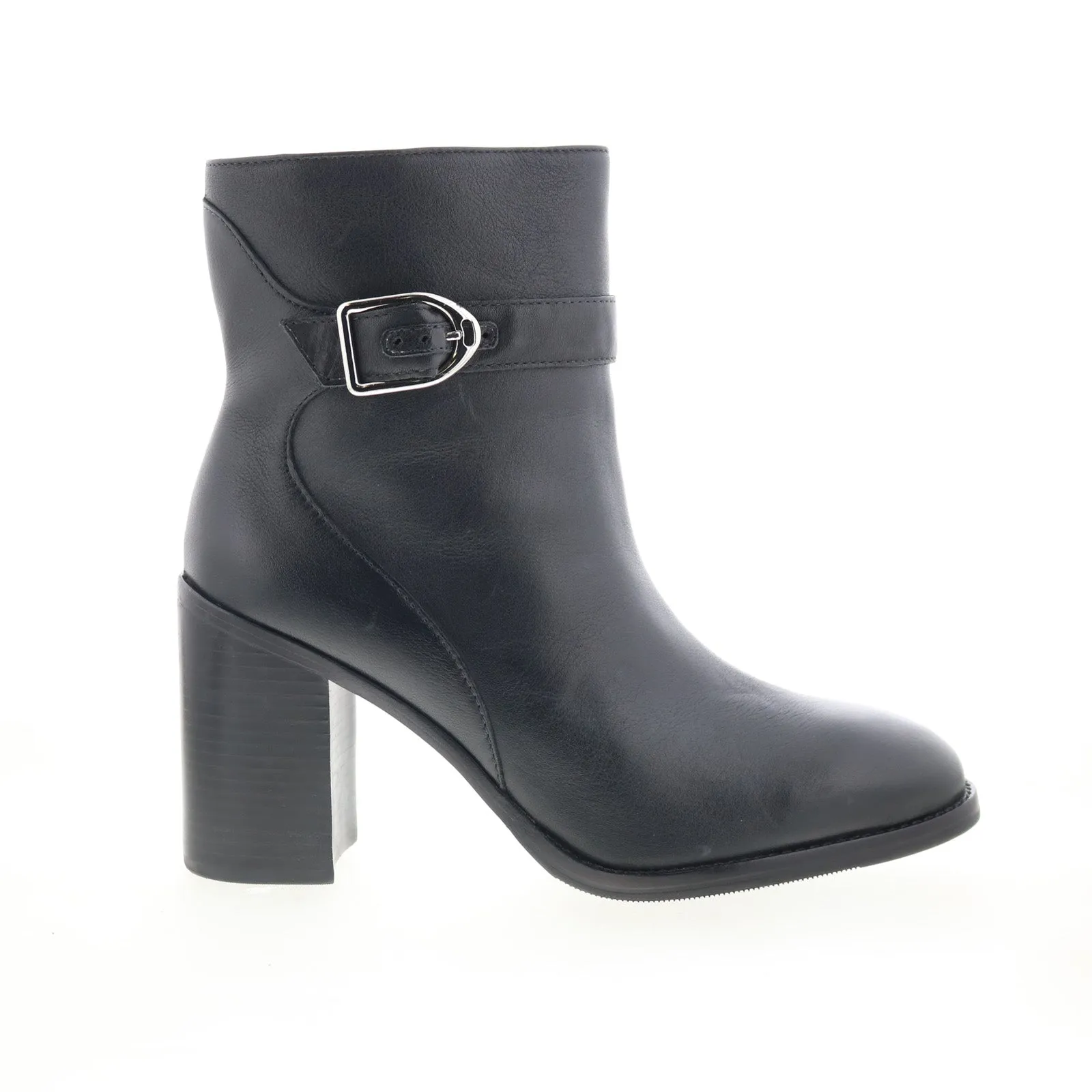 Bootie Cut Minimal Profile Johnston & Murphy 78-51695 Womens Black Leather Zipper Ankle & Booties Boots
