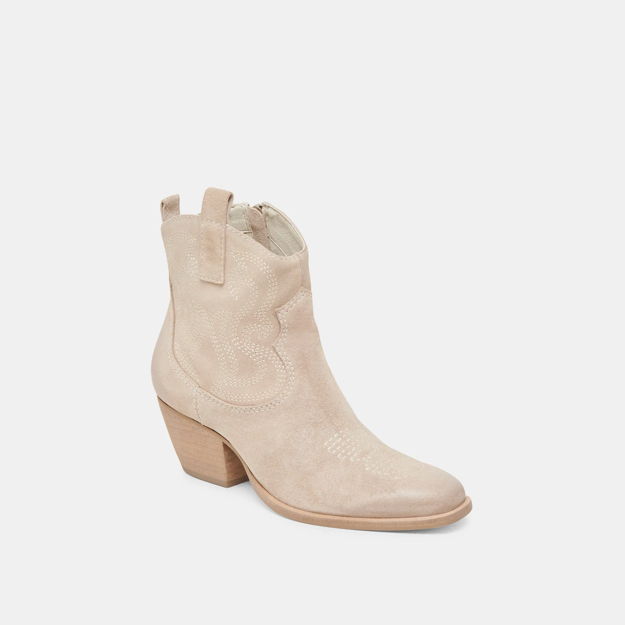 Ergonomic Design Warm Interior SHANIA BOOTIES TAUPE SUEDE