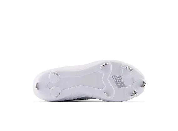 New Balance Women's VELO v3 Metal Fastpitch Softball Cleats - Grey with White - SMVELOG3 Shock-absorbent flexibility