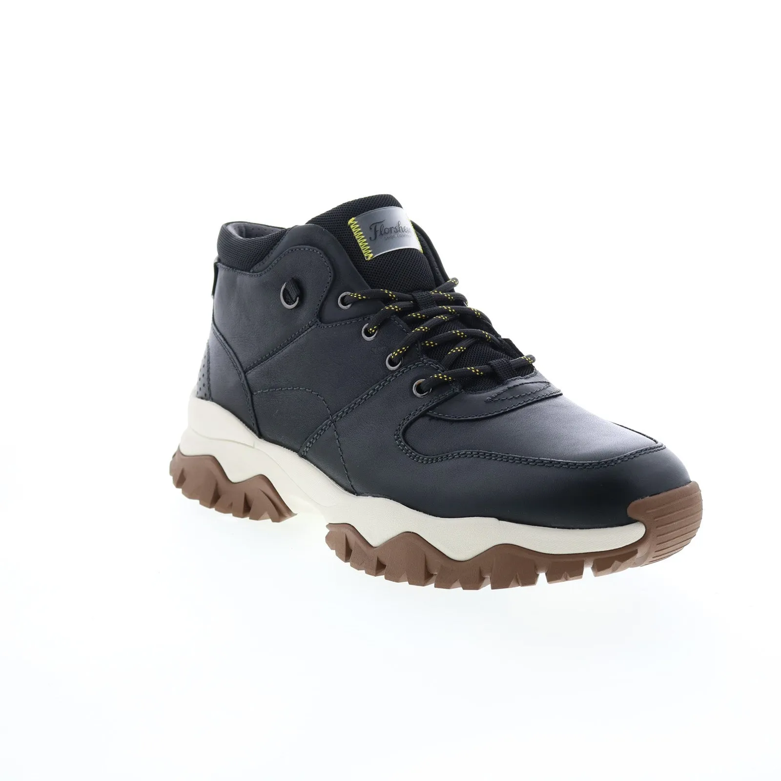 Stylish Design Northern Resident Florsheim Xplor Moc Toe Hiker 14343-007-M Mens Black Leather Hiking Boots