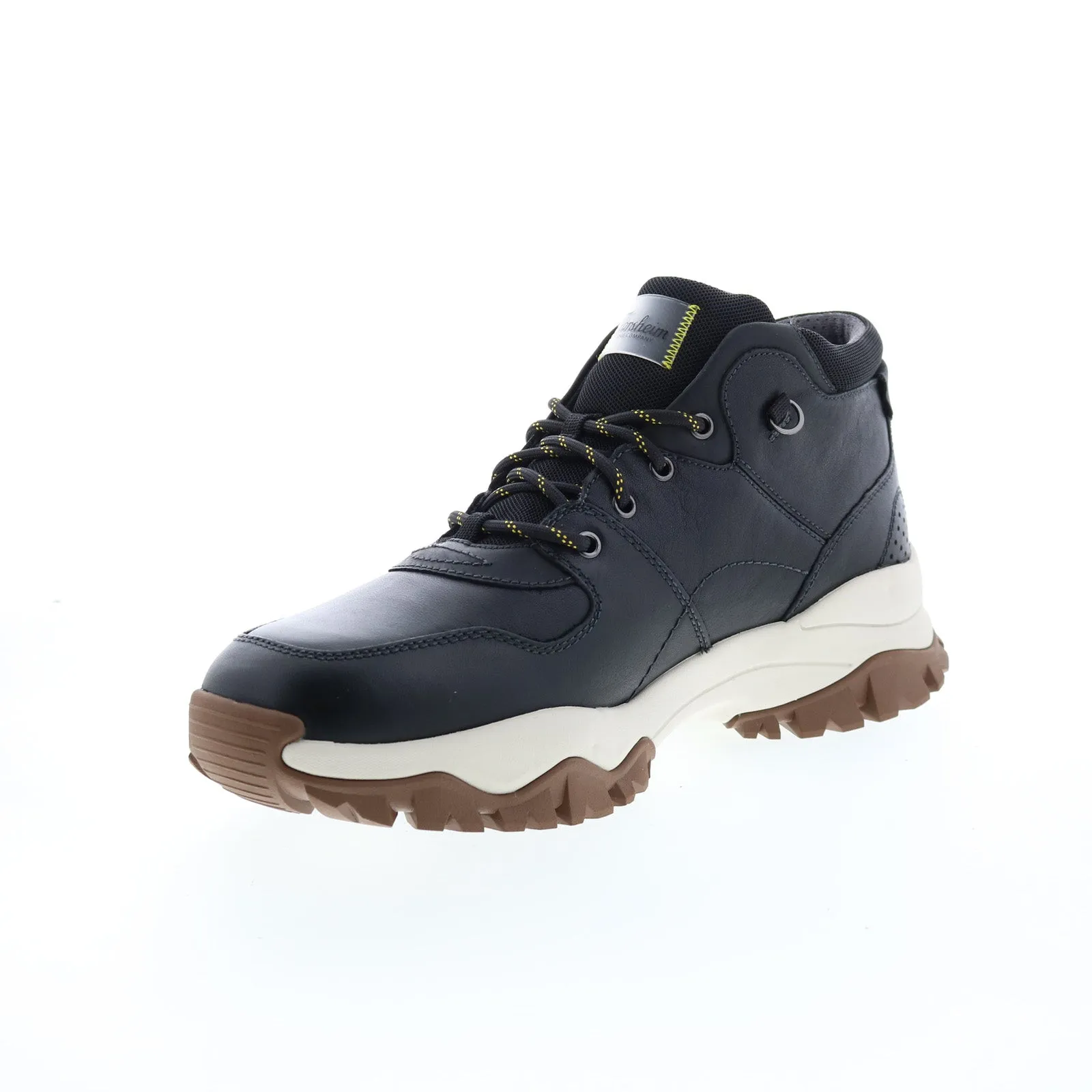 Comfortable Footbed All Purpose Florsheim Xplor Moc Toe Hiker 14343-007-M Mens Black Leather Hiking Boots