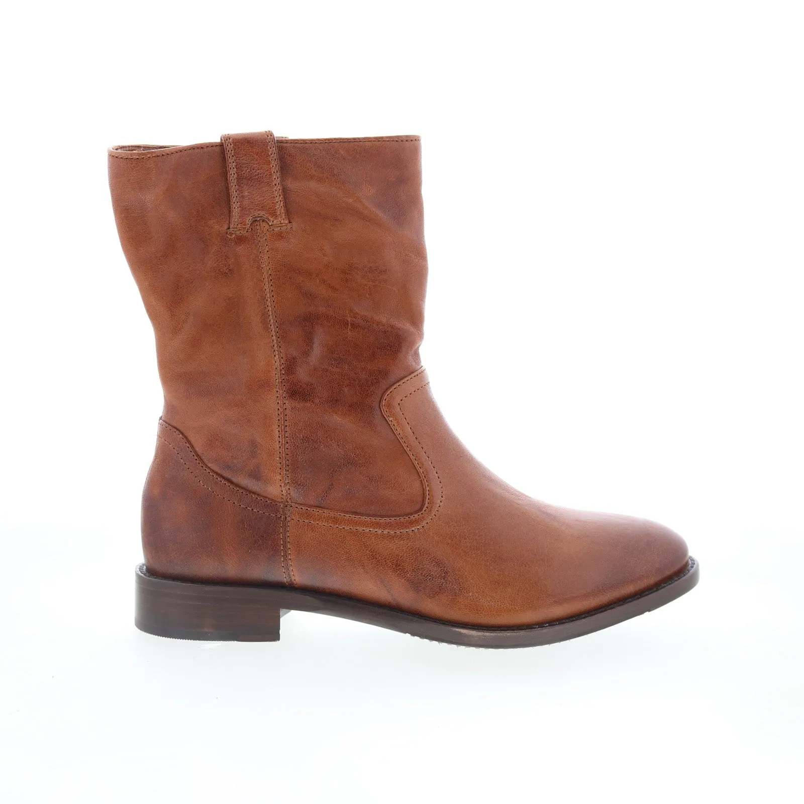 Johnston & Murphy Lenora 78-51873 Womens Brown Leather Casual Dress Boots Comfortable Feeling Neutral Style