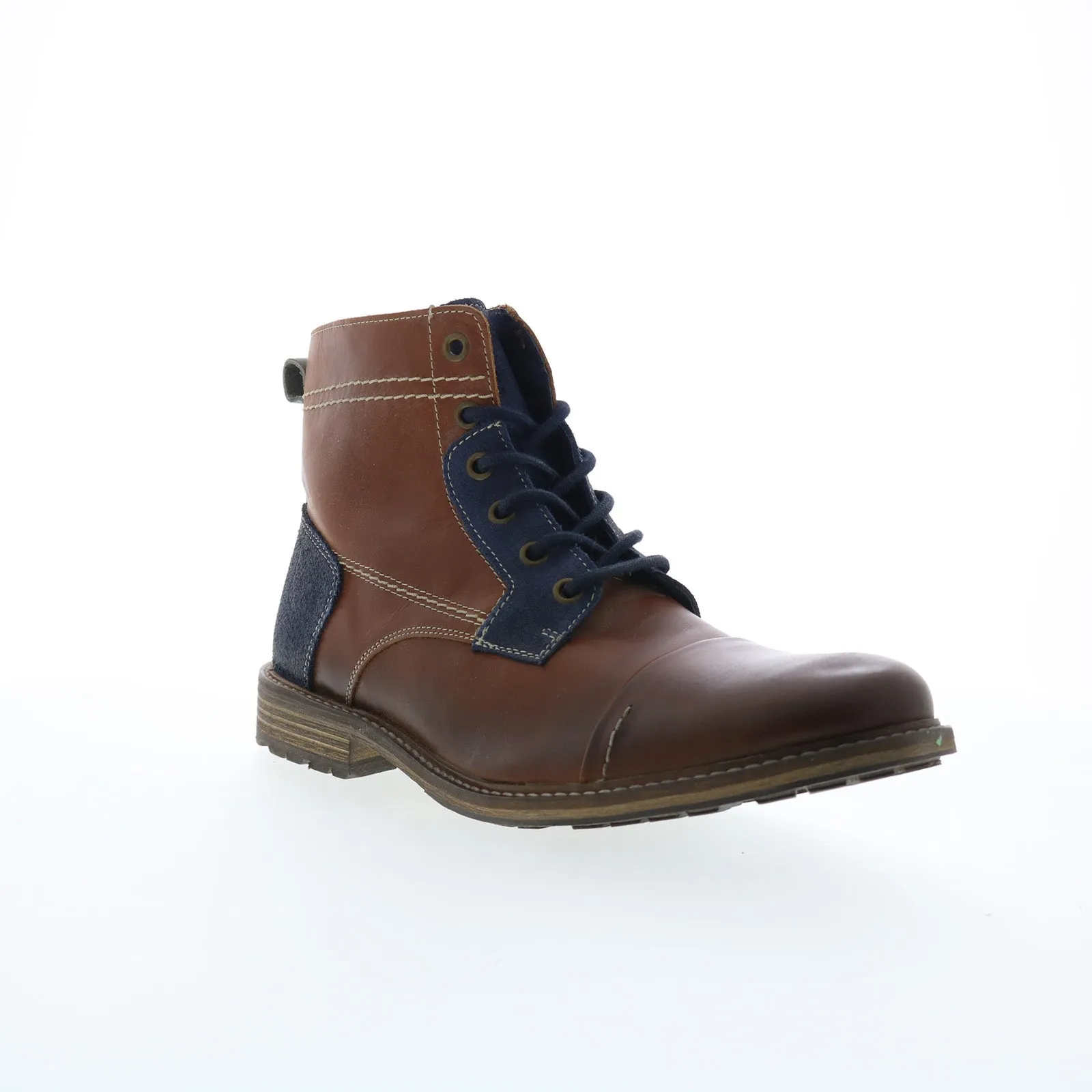 Parc City Boot Co. Westpoint 022-52 Mens Brown Leather Casual Dress Boots synthetic leather