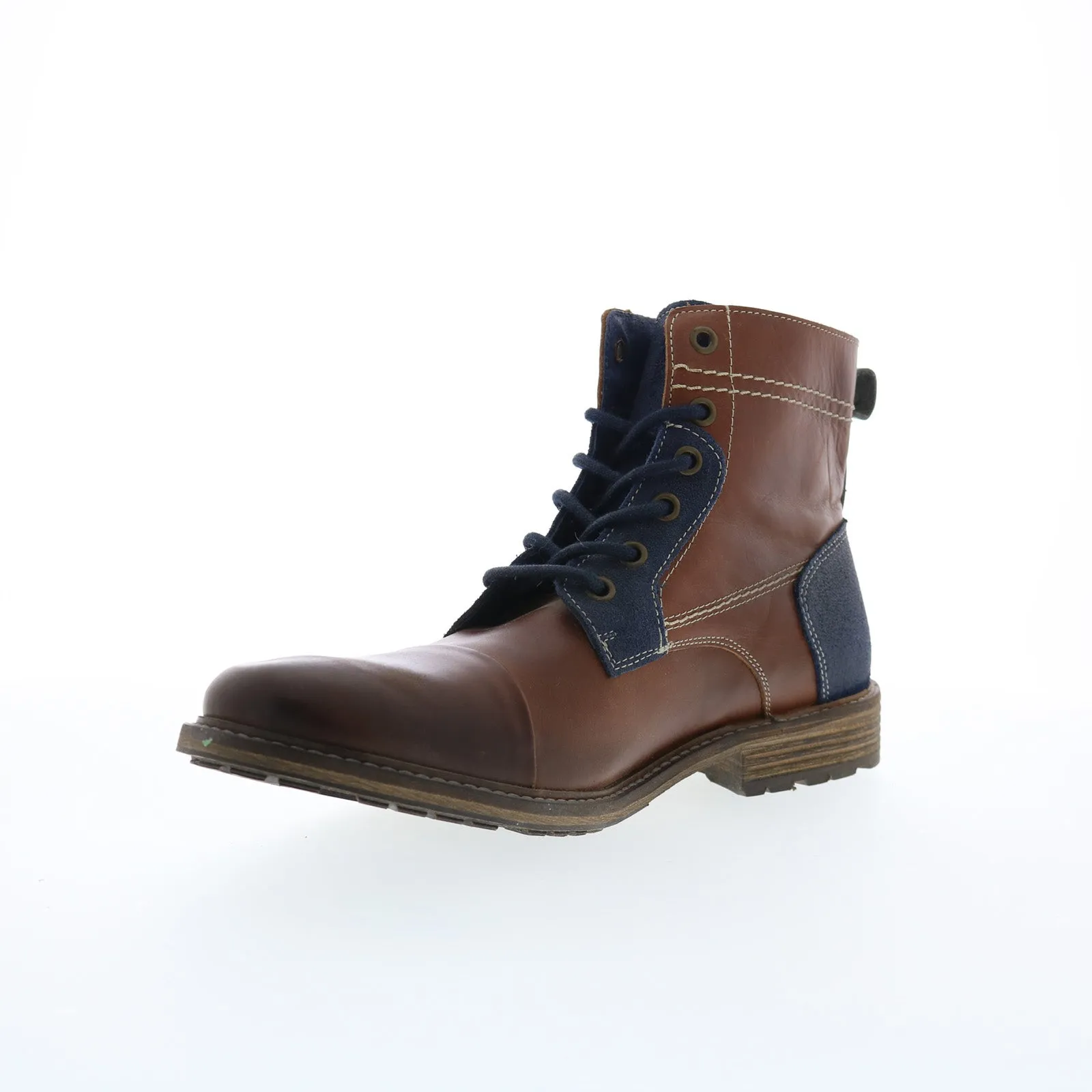Breathable Lining Parc City Boot Co. Westpoint 022-52 Mens Brown Leather Casual Dress Boots