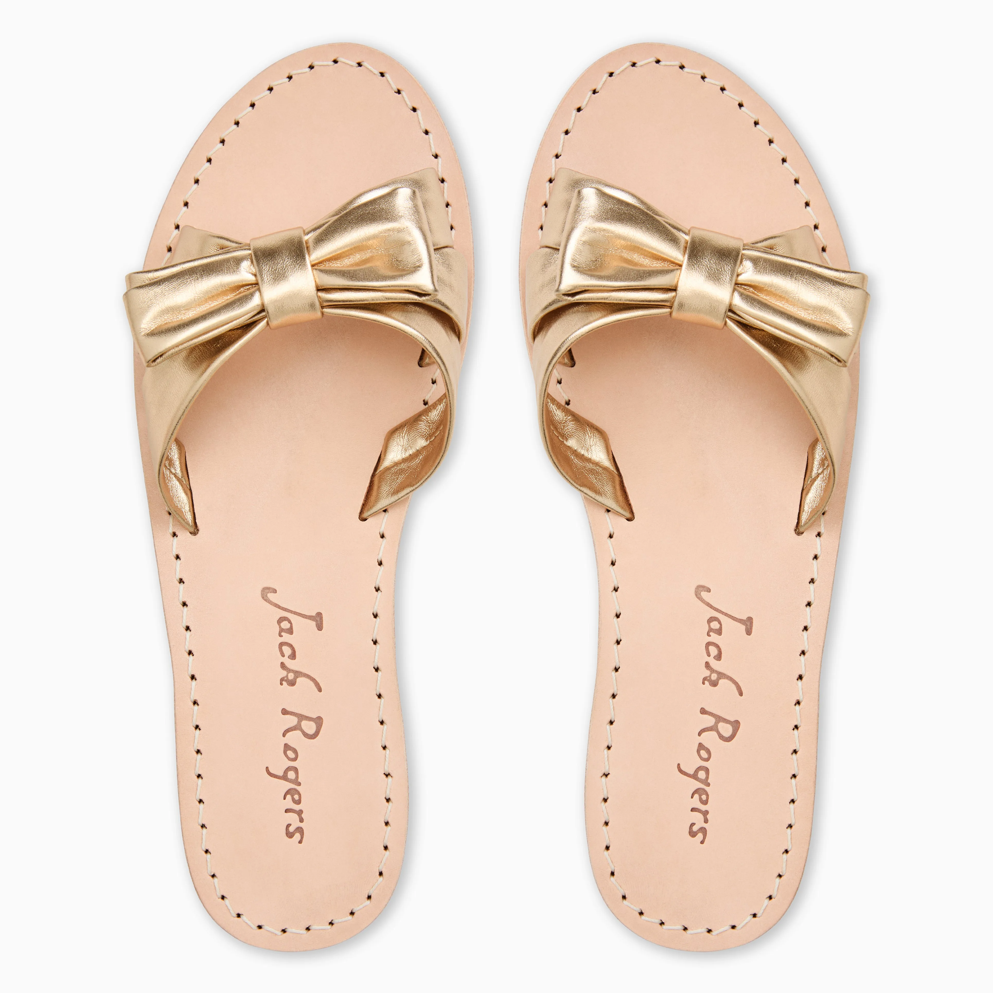 Wide Path Anti Odor Brightly Bow Sandal