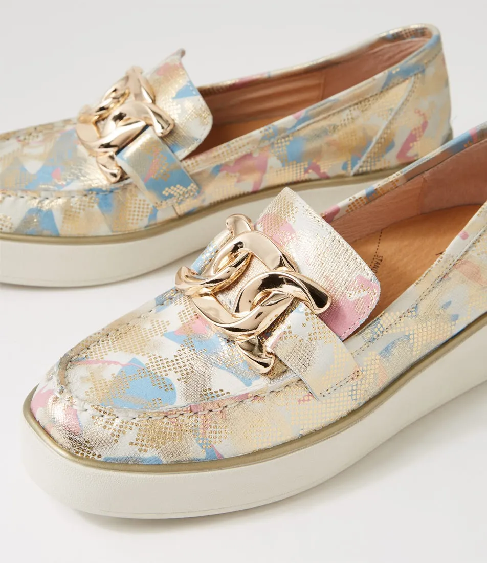 ZIERA ZURINA GOLD PASTEL Calm Step Stride Easy