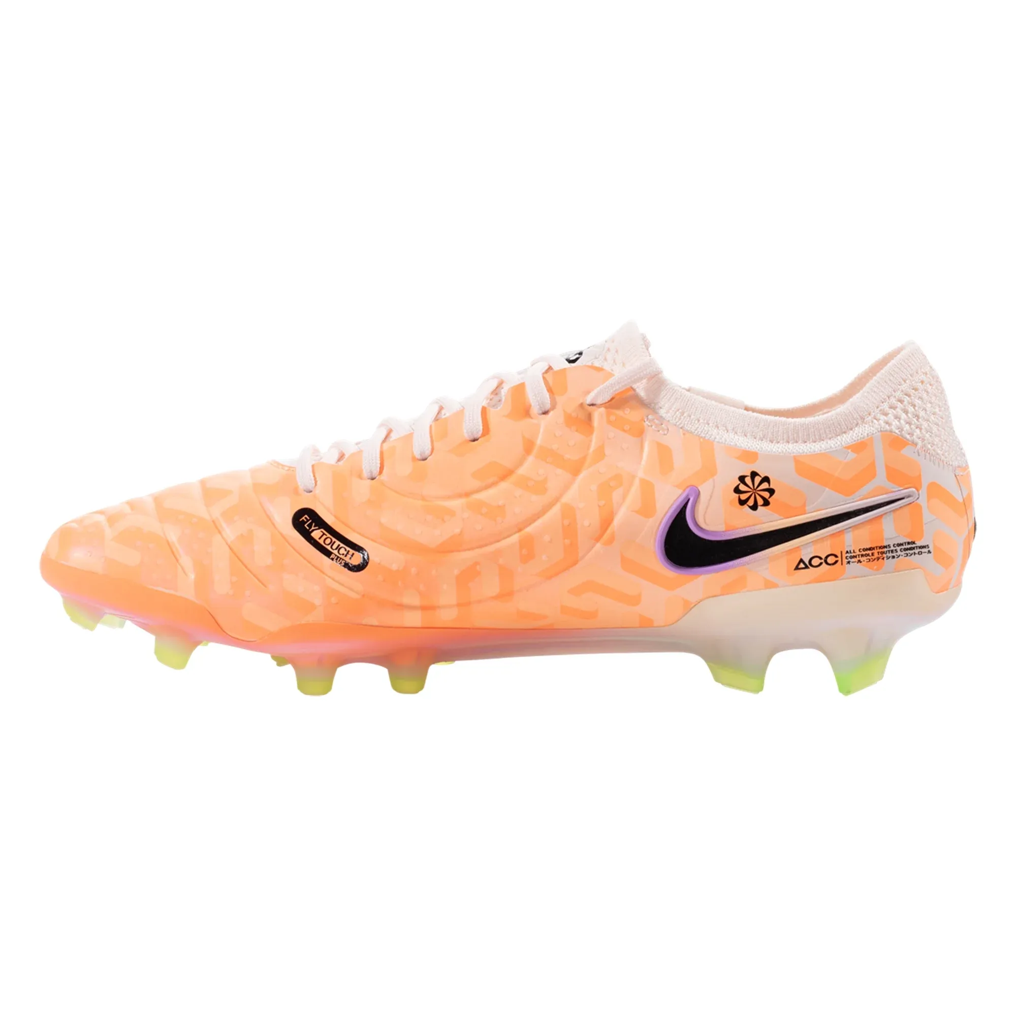 Nike Leged 10 Elite WC FG Soccer Cleats (Guava Ice/Black) Speed Action Play Momentum