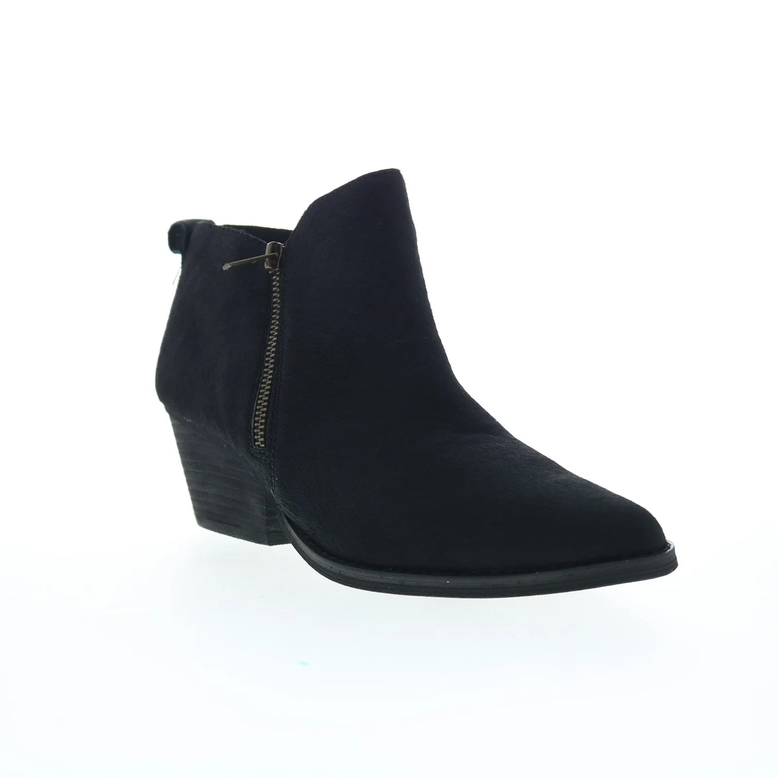 Soft Padding Cold resistant Very Volatile Gracemont PVV700 Womens Black Leather Ankle & Booties Boots