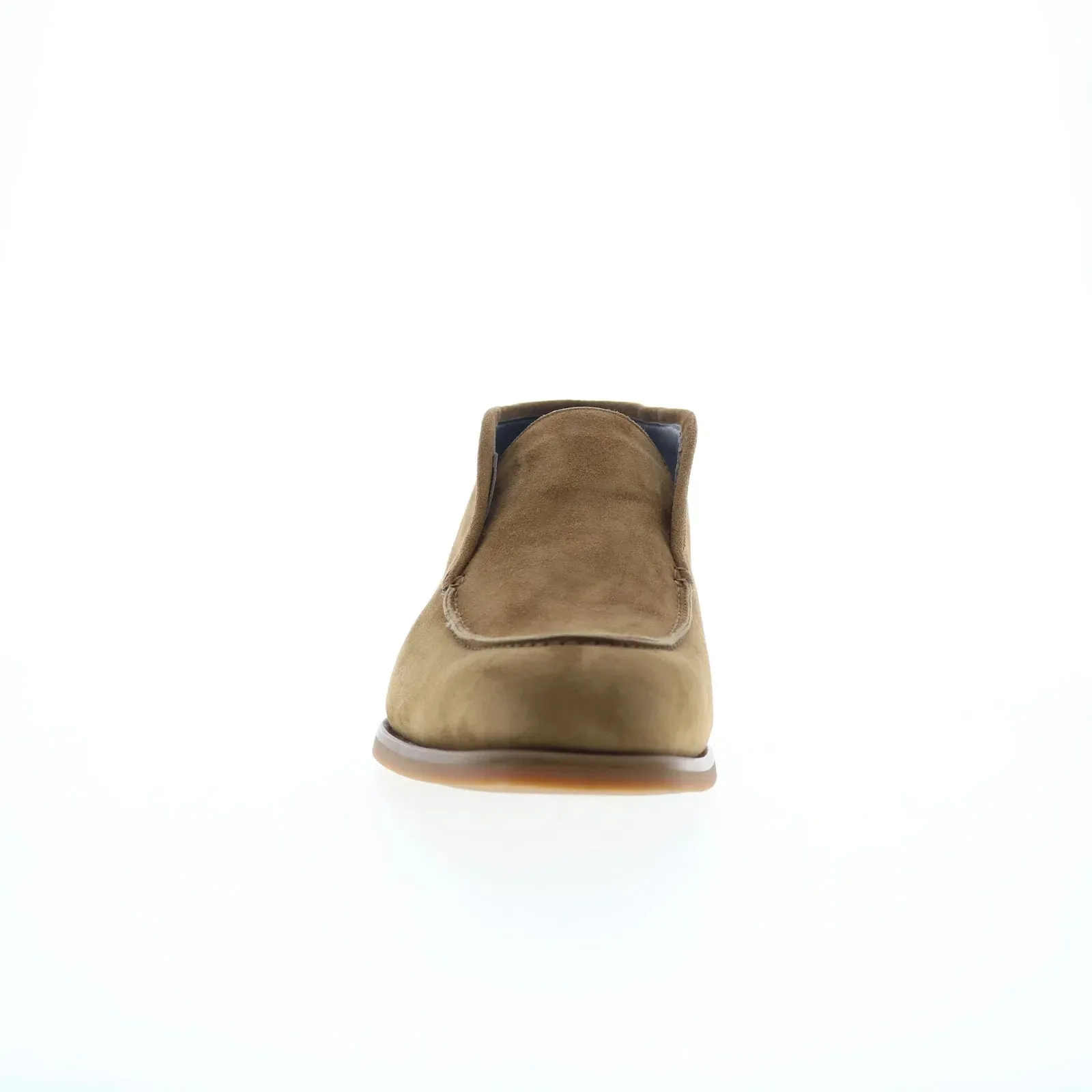 Di Bianco Fidenza Opera Go Rain Mens Brown Suede Slip On Ankle Boots Smooth Soles