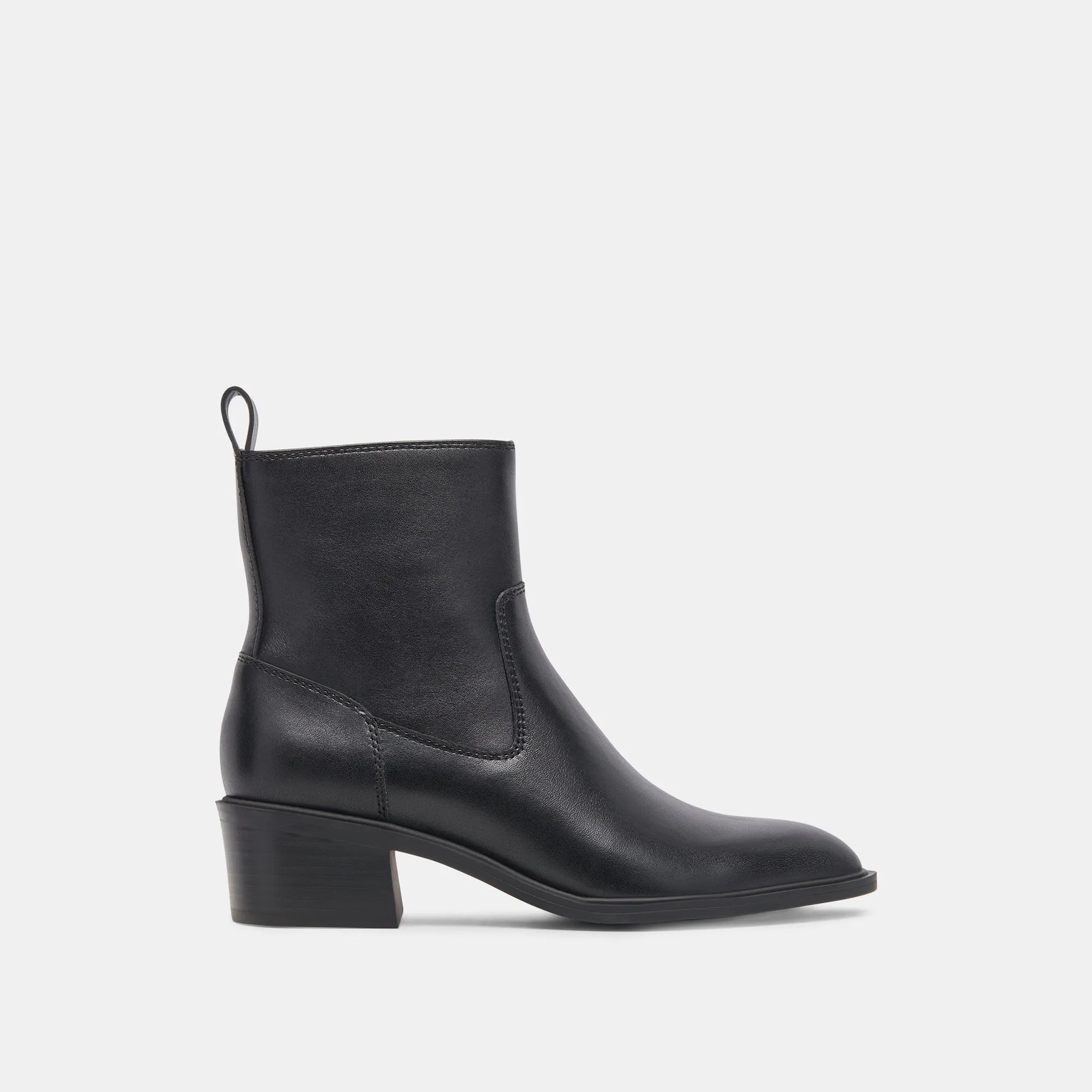 BILI H2O BOOTIES BLACK LEATHER Simple Style High-Quality Footwear