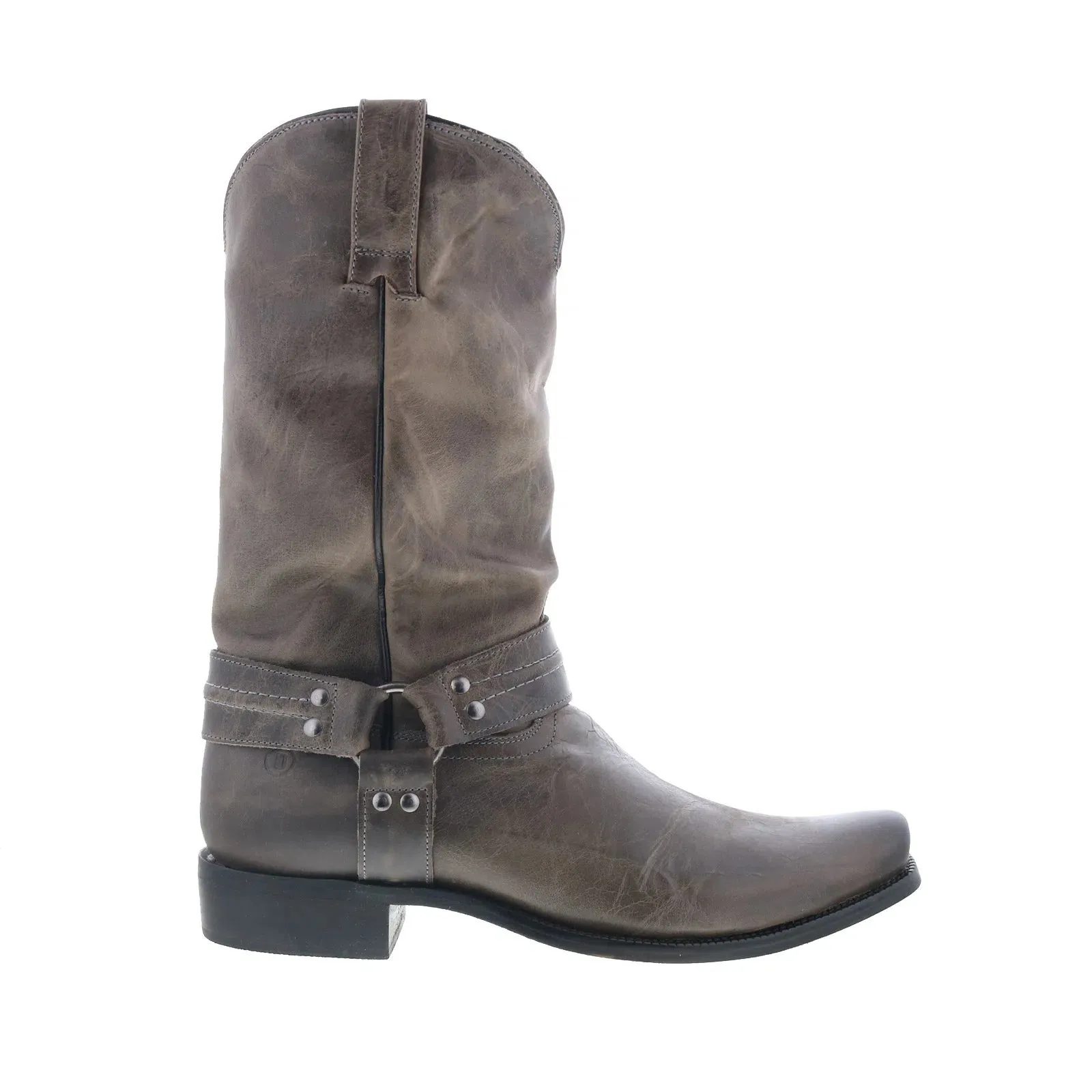 Outdoor Explorer Dingo Dean Harness Square Toe DI-850 Mens Gray Leather Western Boots