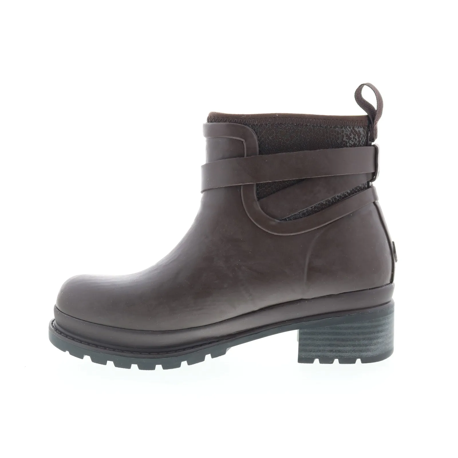 Original Muck Liberty Ankle Rubber WP Womens Brown Ankle & Booties Boots Protective Footwear Scholar