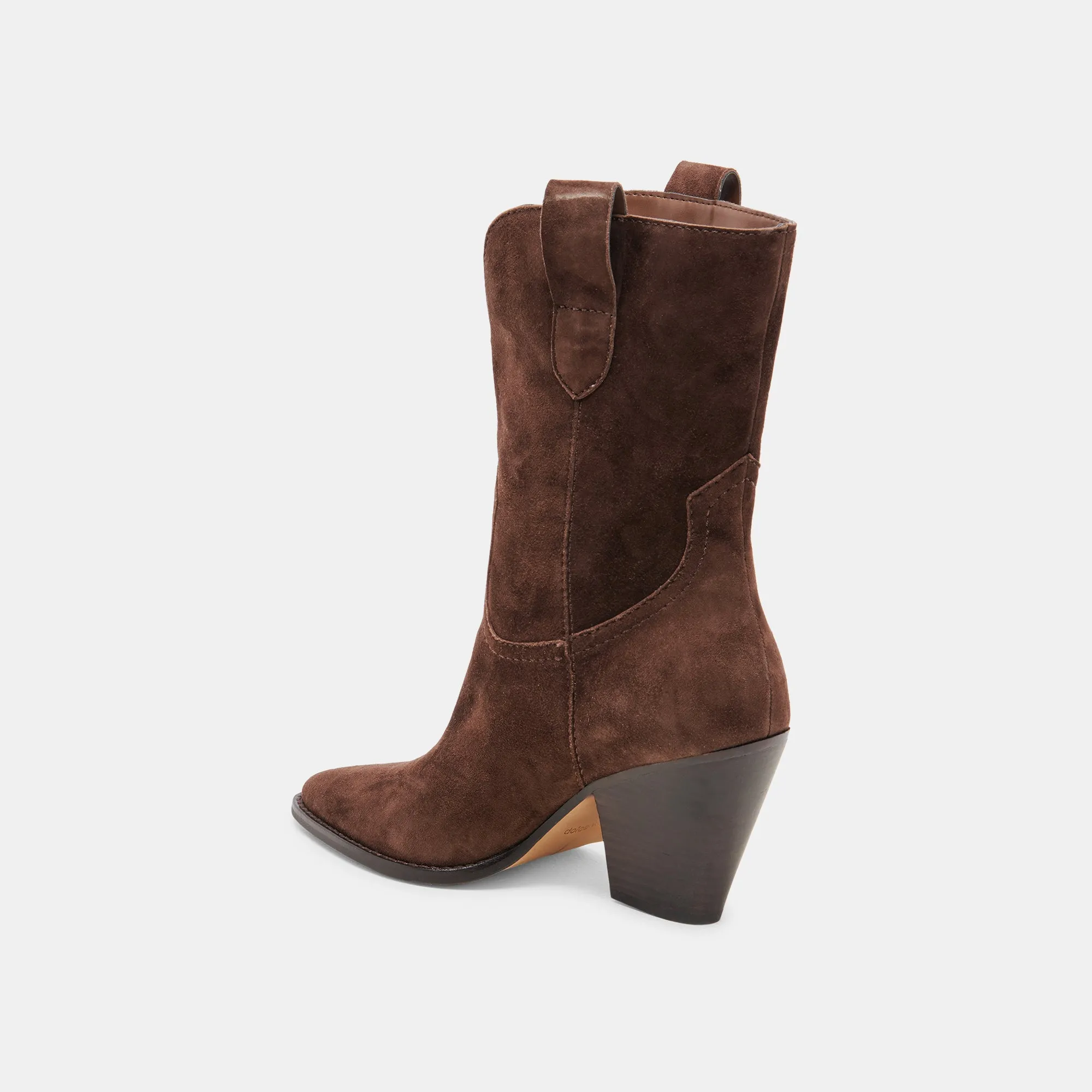 Anti Slip Natural Fit JESSEY BOOTS DK BROWN SUEDE