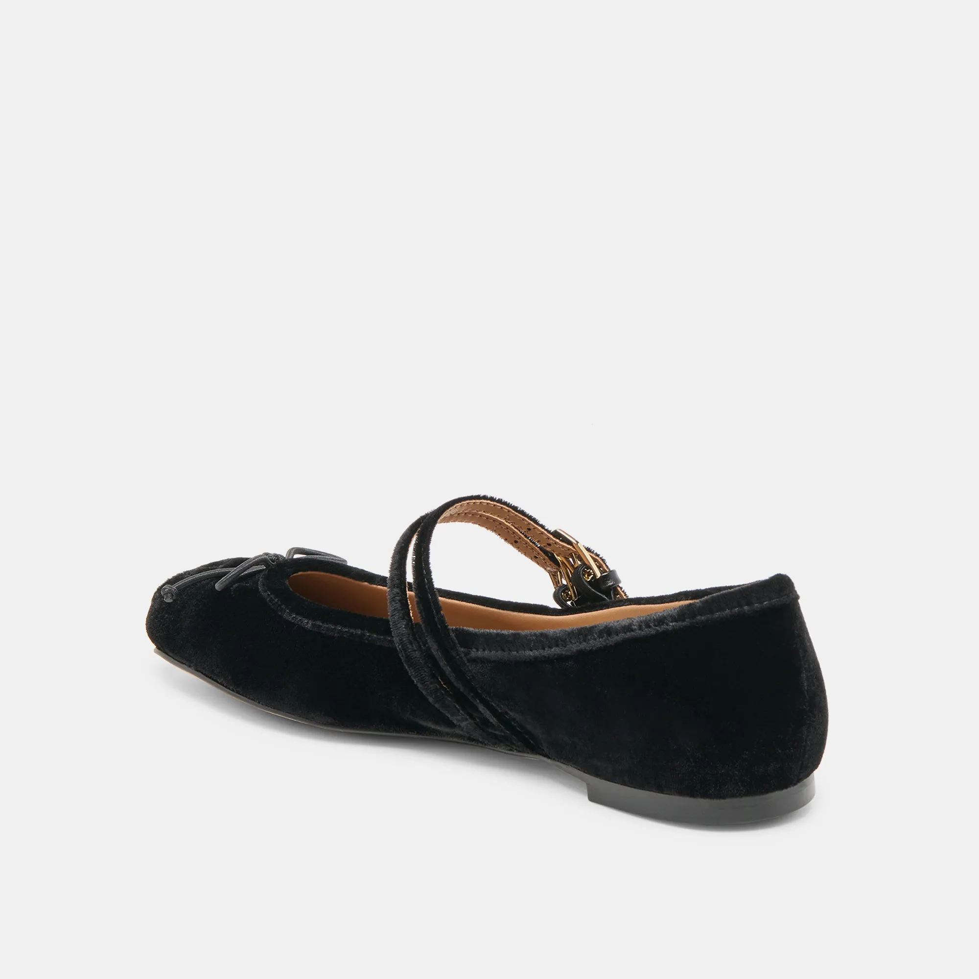 Island View GIBSEN BALLET FLATS NERO VELVET