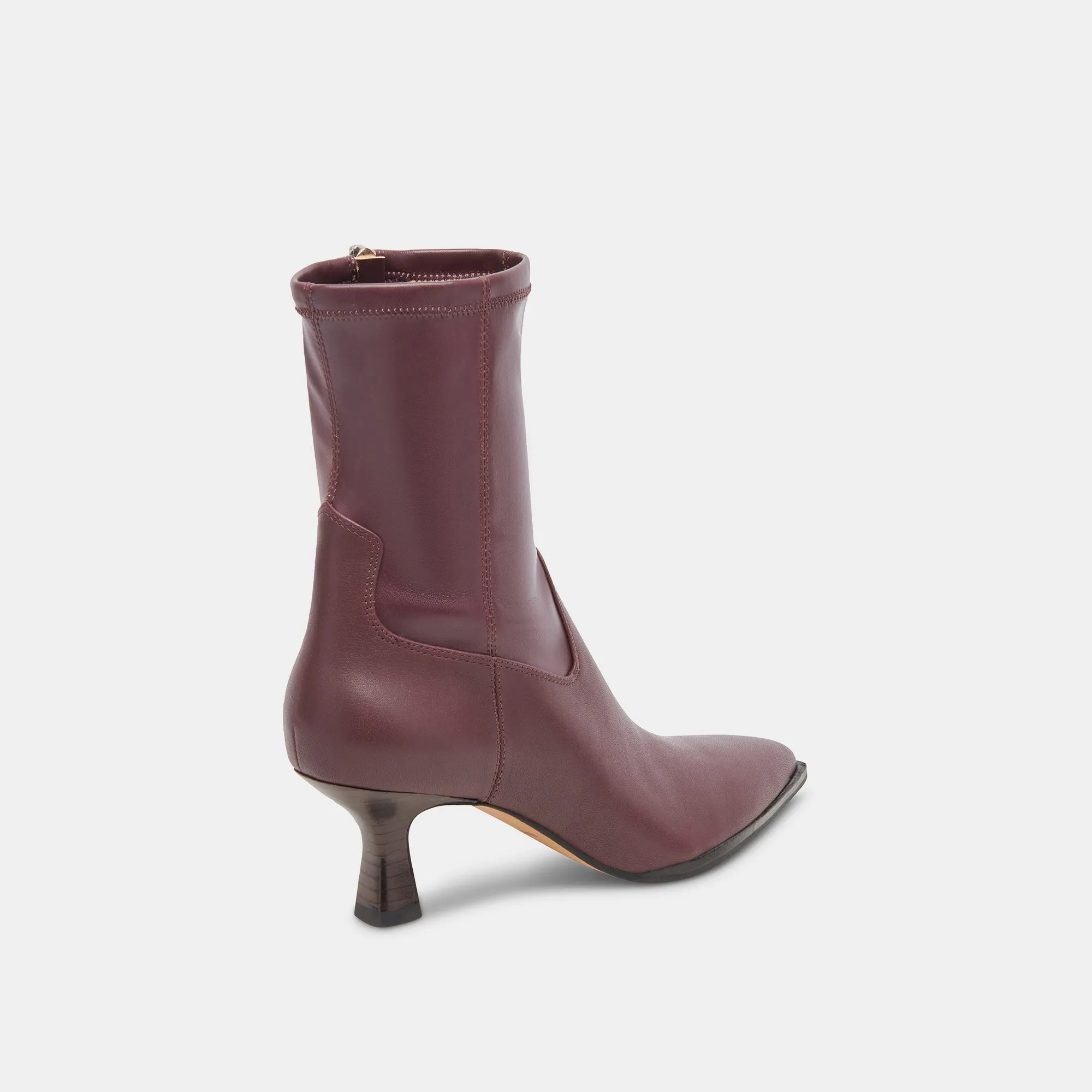 ARYA WIDE CALF BOOTS WINE LEATHER Work Ready