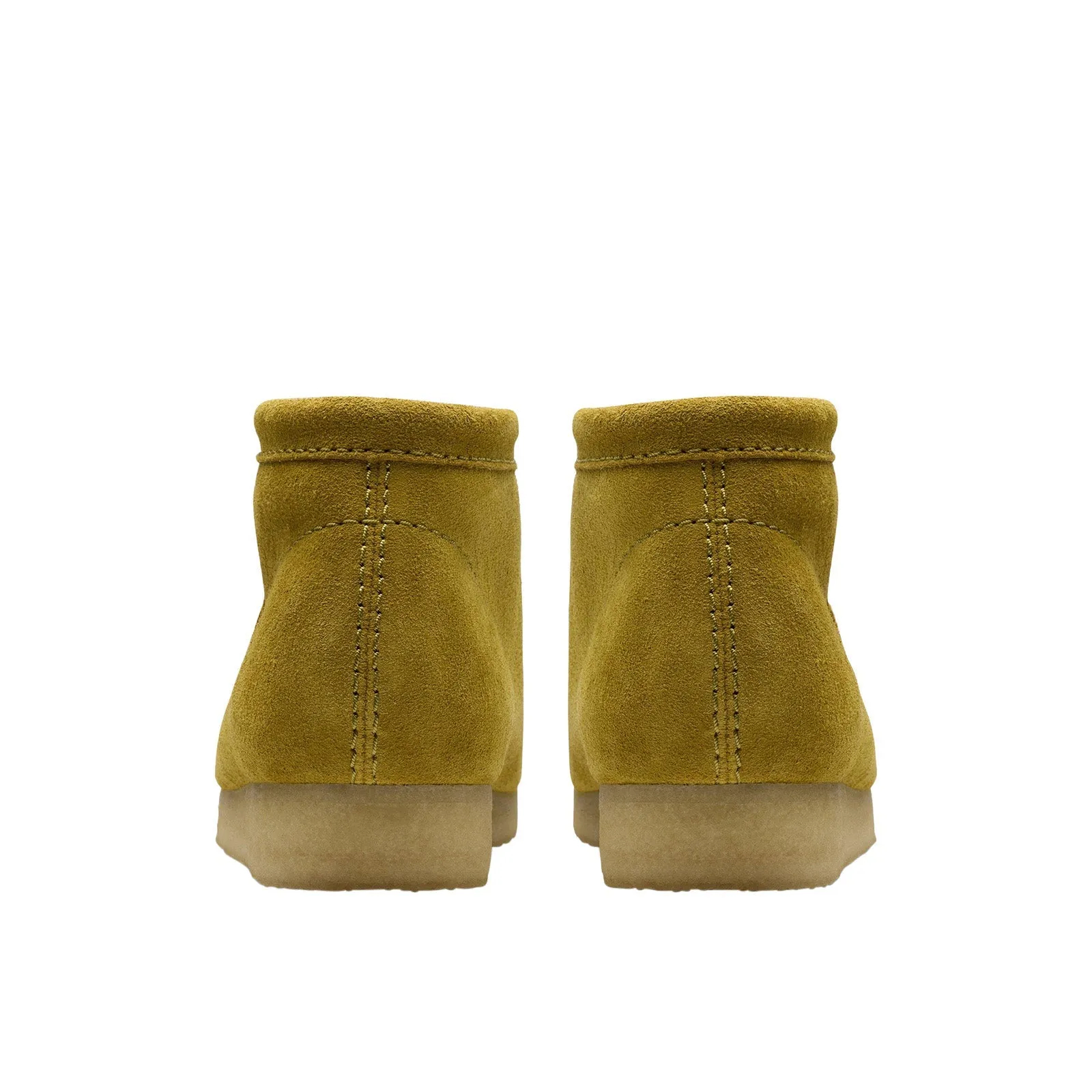 Easy Walk Clarks Wallabee Boot 26176538 Mens Green Suede Lace Up Chukkas Boots