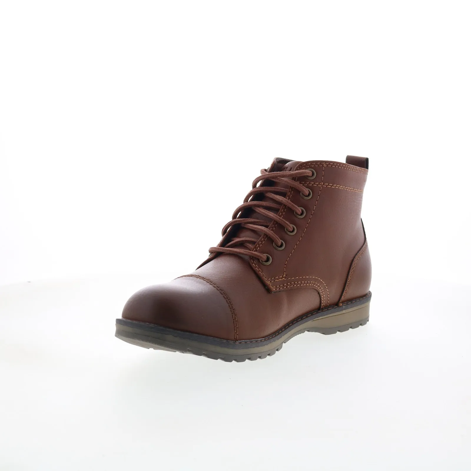 Minimal Impact Eastland Jason Cap Toe 7372-04 Mens Brown Synthetic Casual Dress Boots