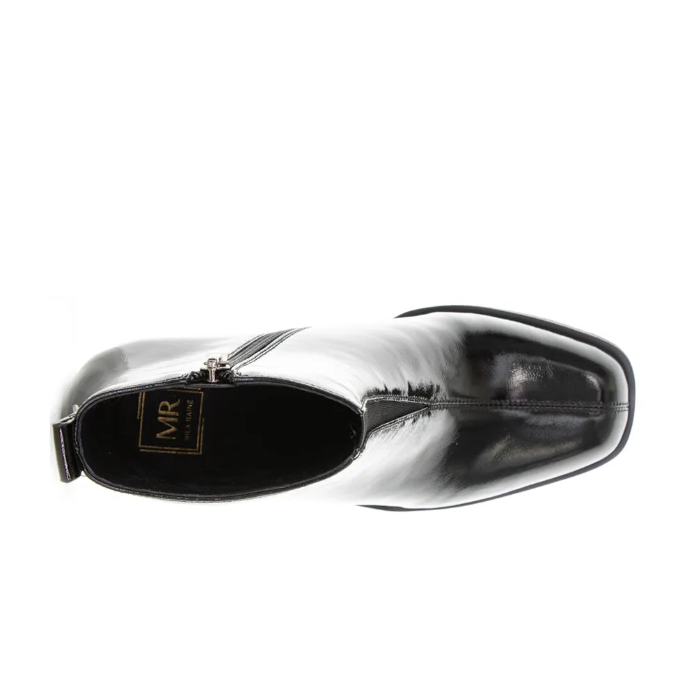 MILA RAINE EARTH BLACK PATENT Hiking Comfort Breathable