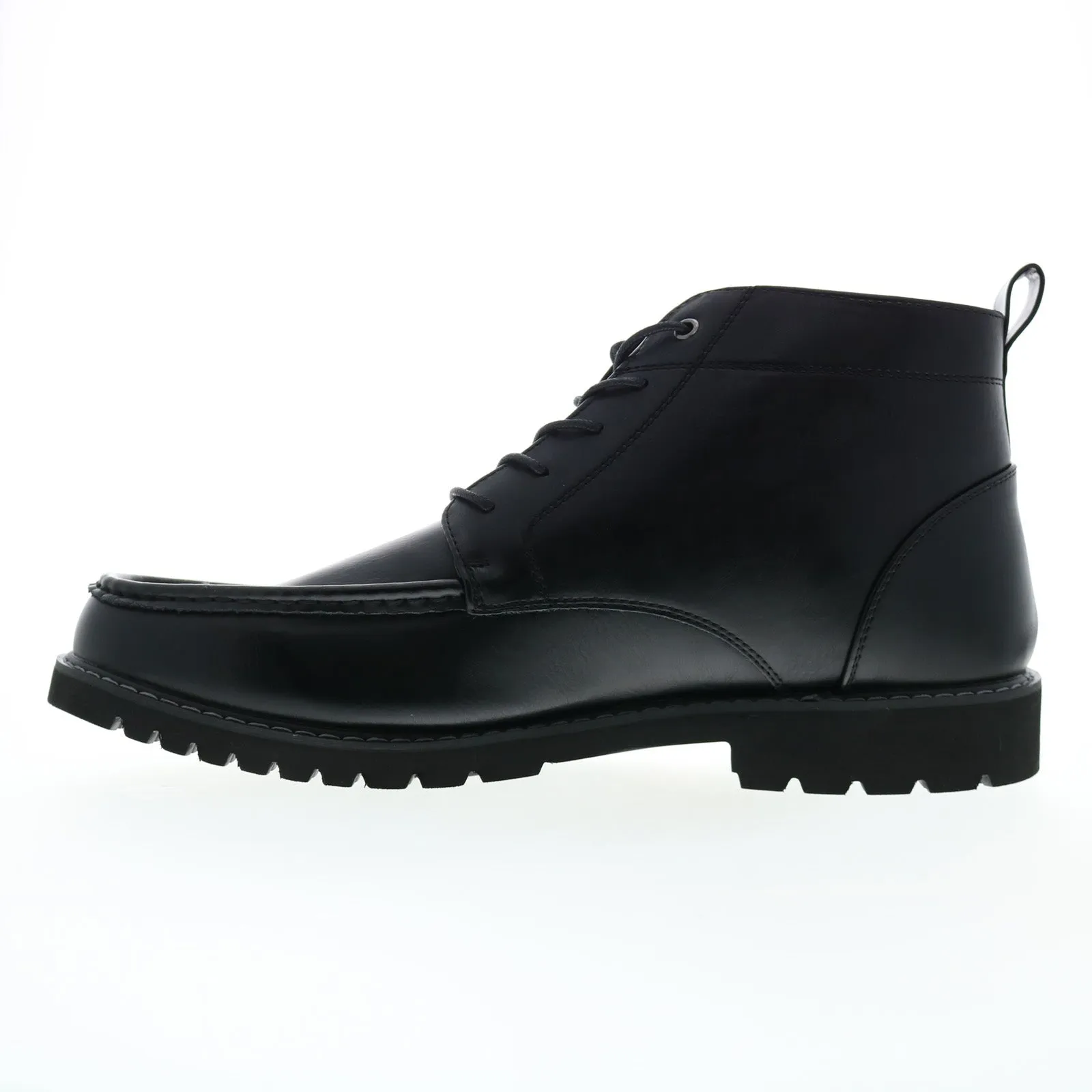 Rockport Kevan Boot CJ1573 Mens Black Synthetic Lace Up Casual Dress Boots Lace-up