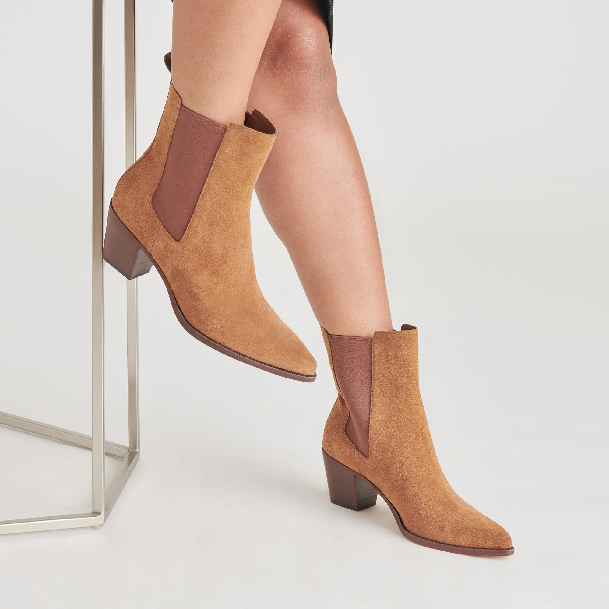 Smart Design SHADIE H2O WIDE BOOTIES BROWN SUEDE
