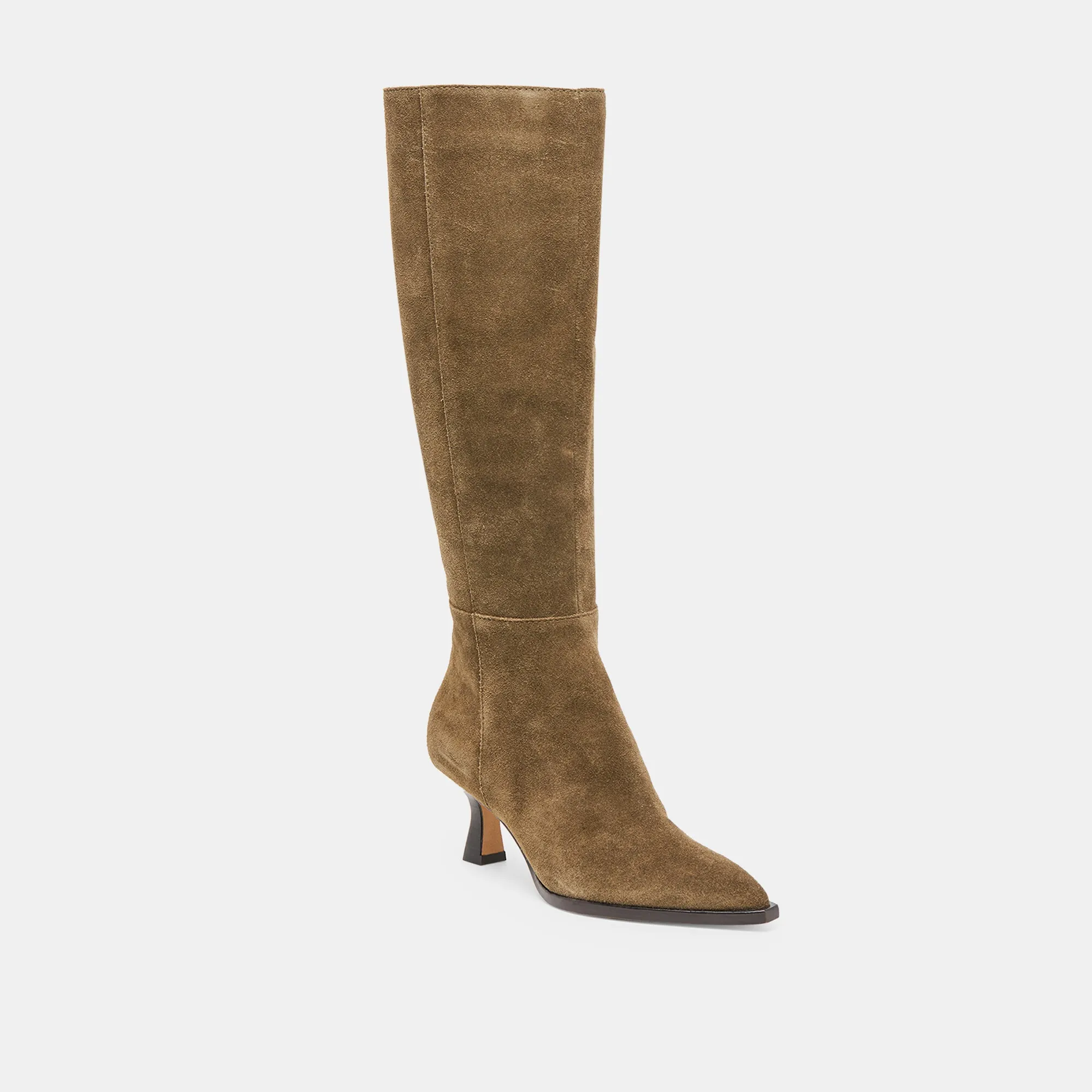 AUGGIE BOOTS OLIVE SUEDE ski trip