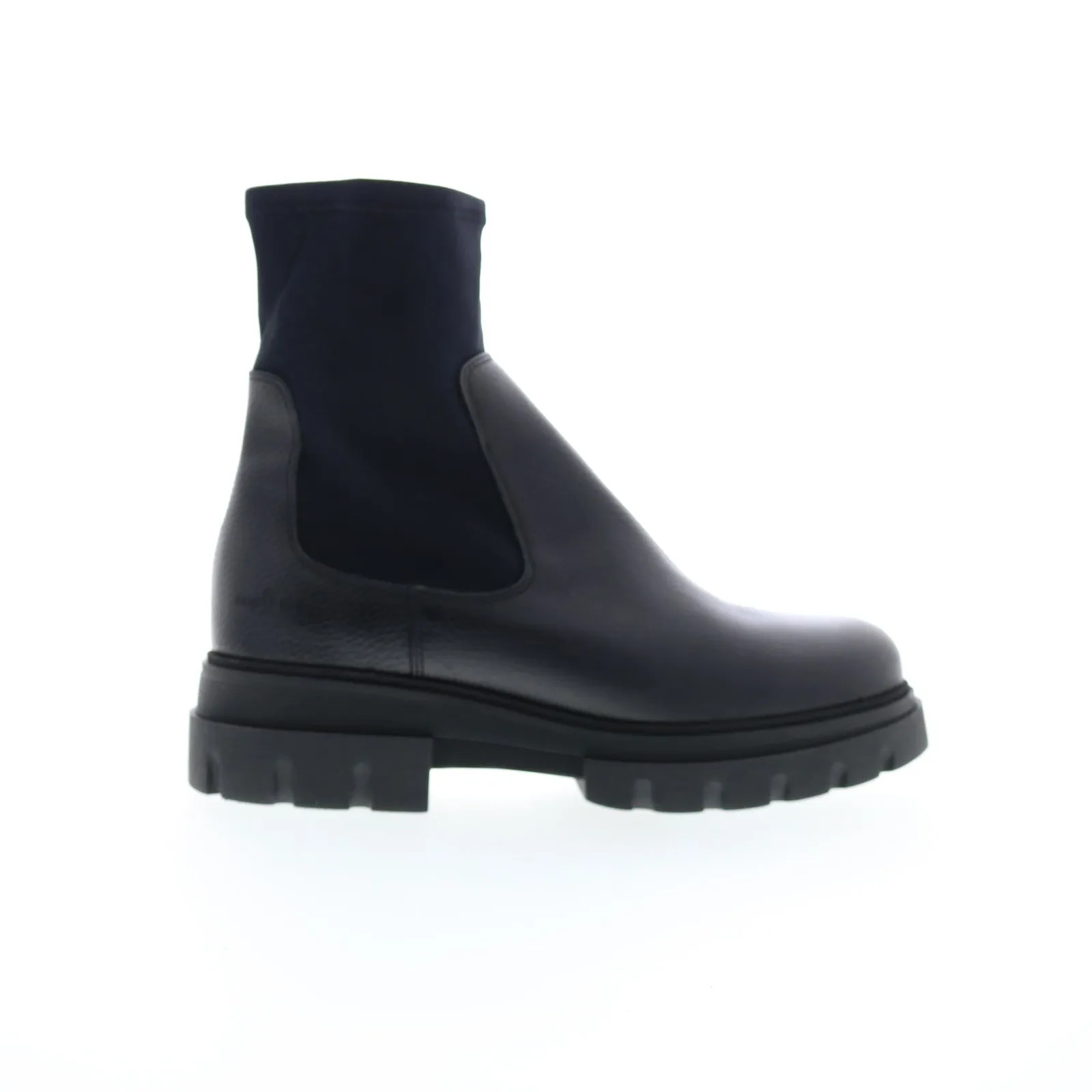 Resistant Layer Robust Build Bos. & Co. Five Womens Black Synthetic Zipper Casual Dress Boots