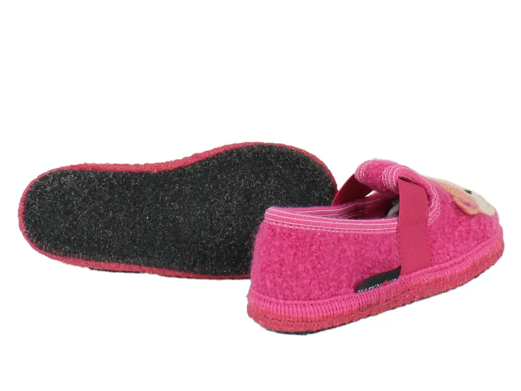 Anti Bacterial Quick Pack Haflinger Children's slippers Pets Bonbon