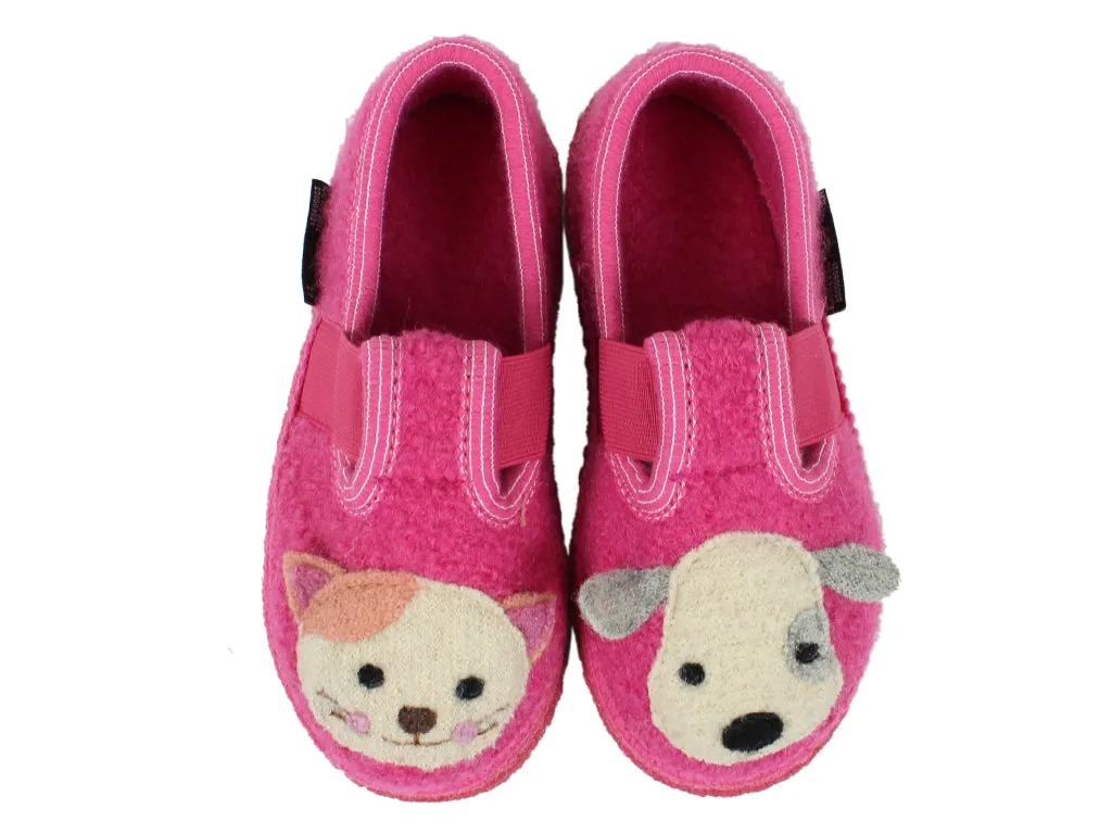 Kick Power Dual Tone Haflinger Children's slippers Pets Bonbon