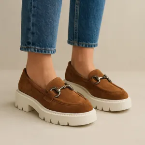 Foot Clear City Stroll TAMARA LONDON PARGO DK TAN SUEDE